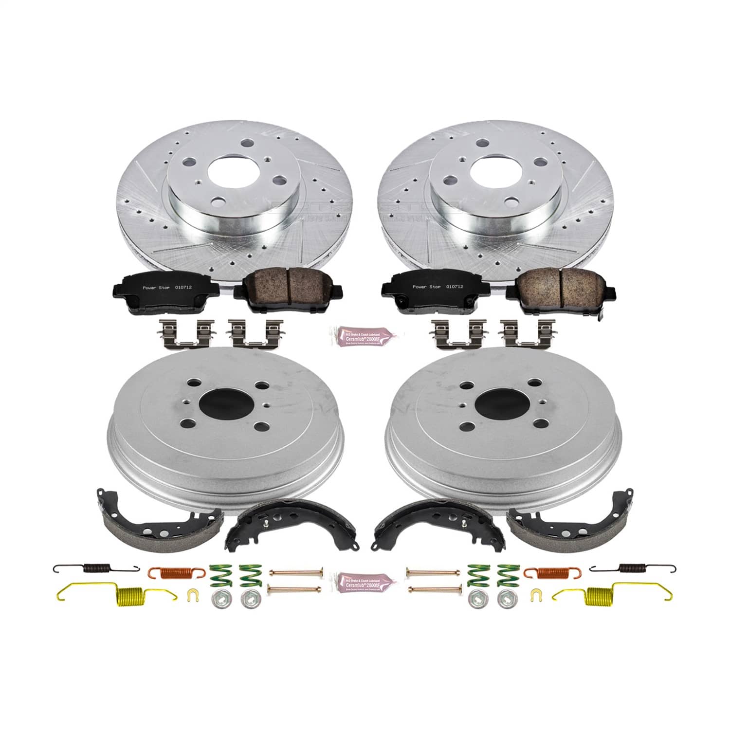 Power Stop - K15201DK - Complete Vehicle Disc/Drum Brake Kit