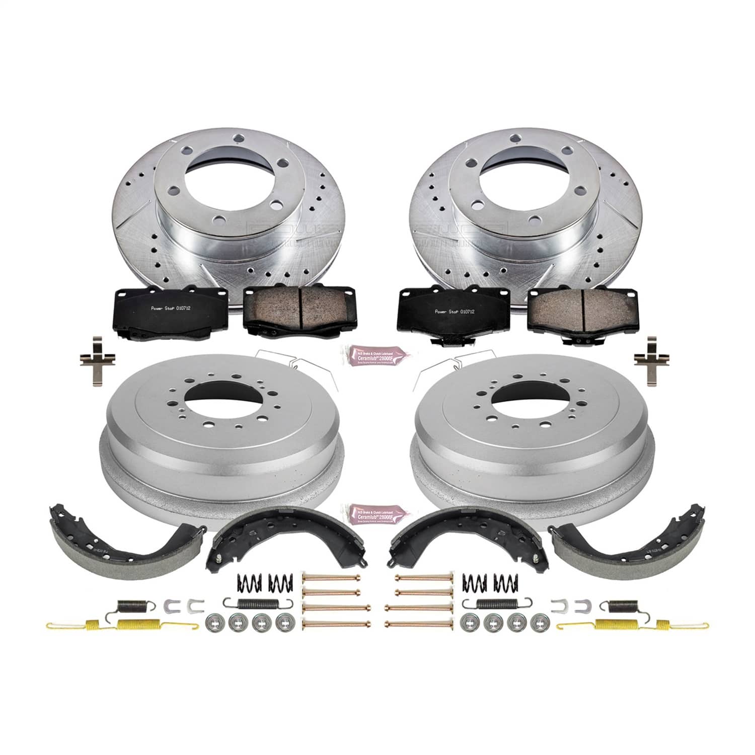 Power Stop - K15212DK - Complete Vehicle Disc/Drum Brake Kit