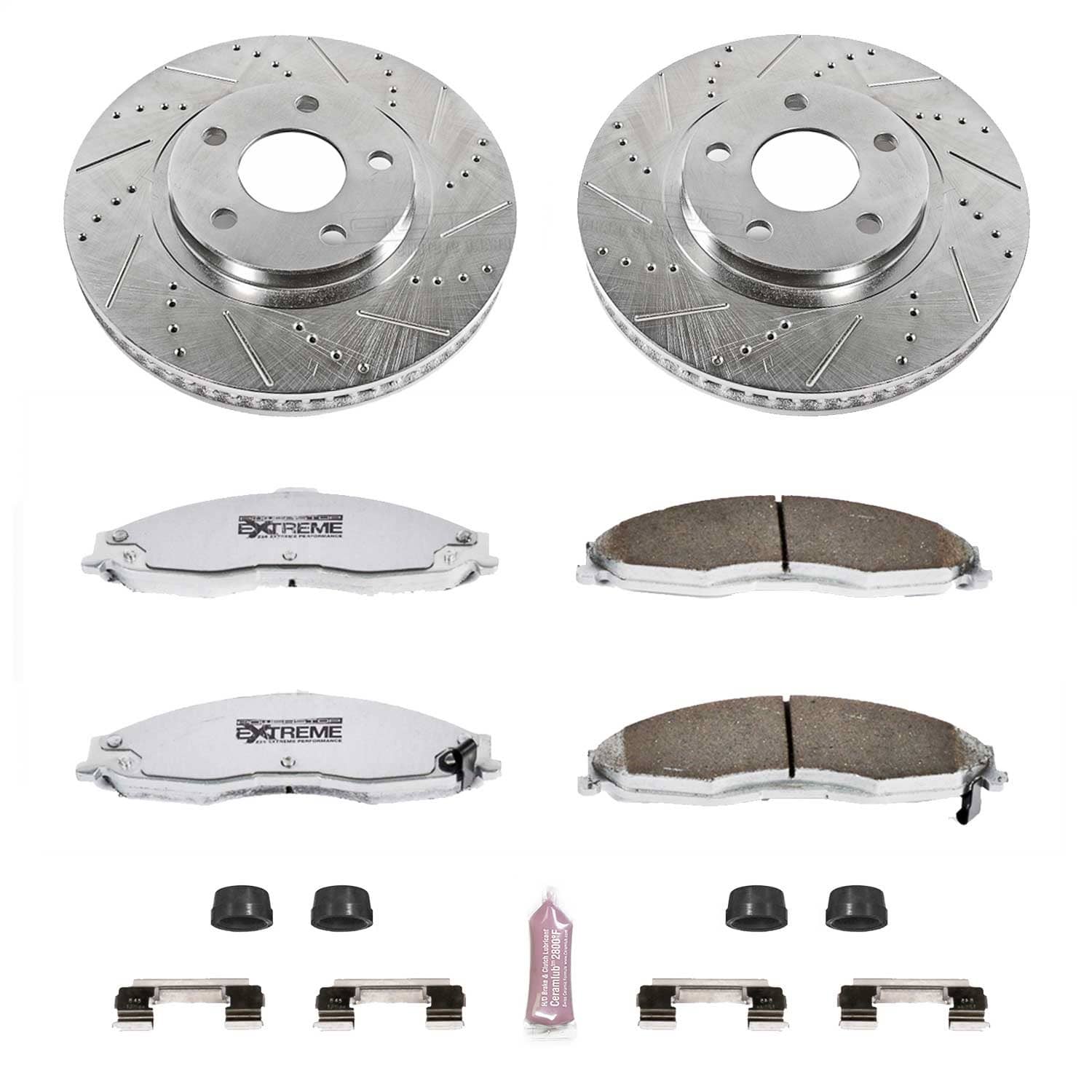 Power Stop - K1547-26 - Front - Disc Brake Pad and Rotor Kit