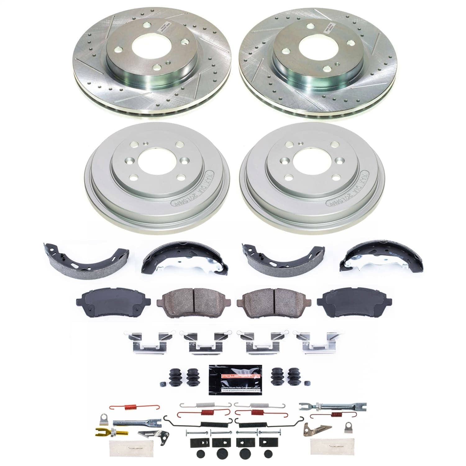 Power Stop - K15486DK - Complete Vehicle Disc/Drum Brake Kit