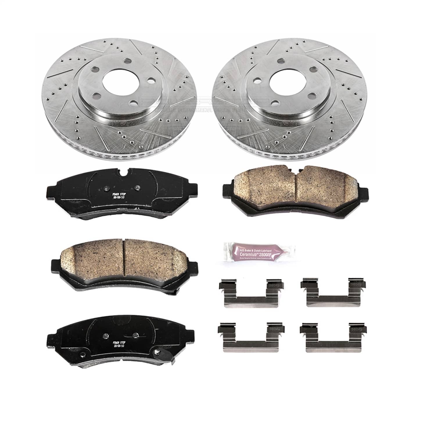 Power Stop - K1549 - Front - Disc Brake Pad and Rotor Kit