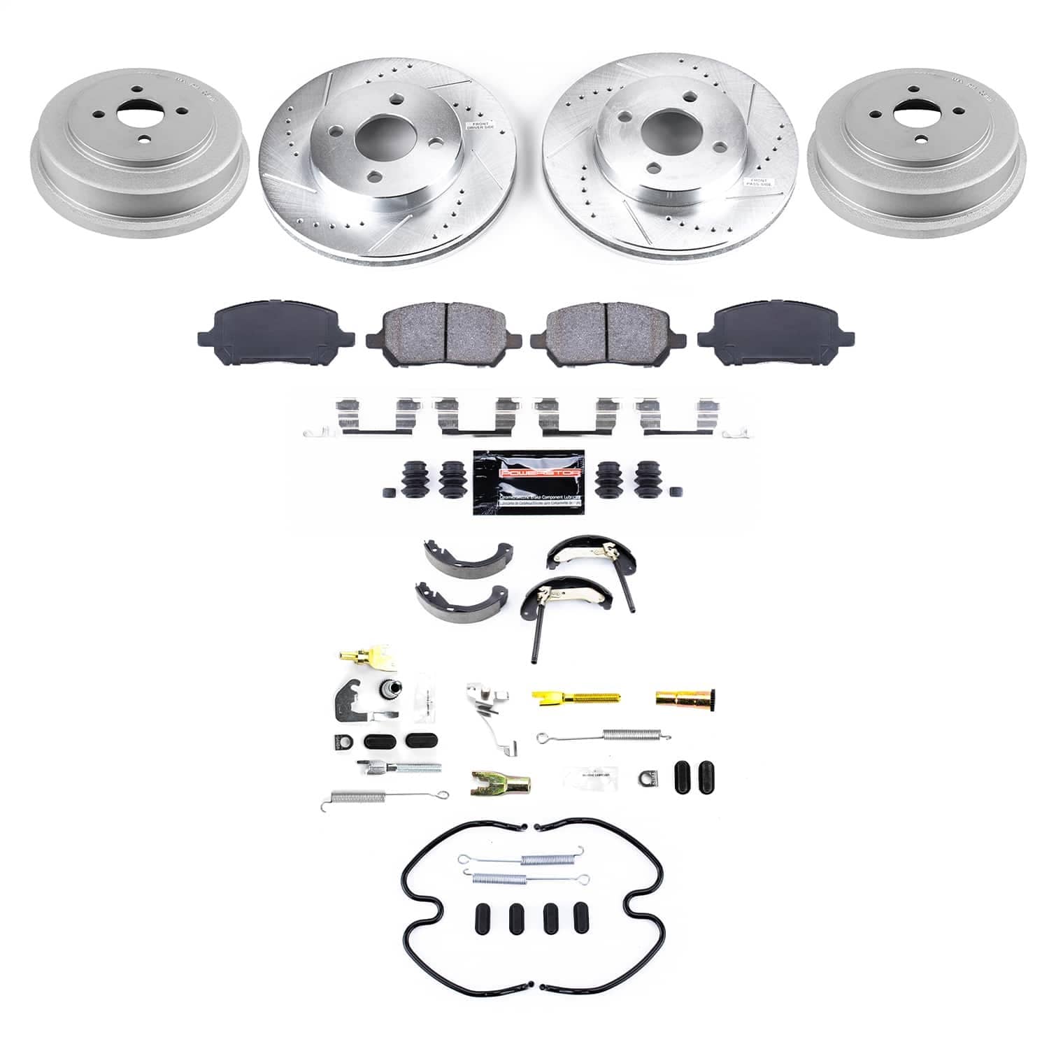 Power Stop - K15520DK - Complete Vehicle Disc/Drum Brake Kit