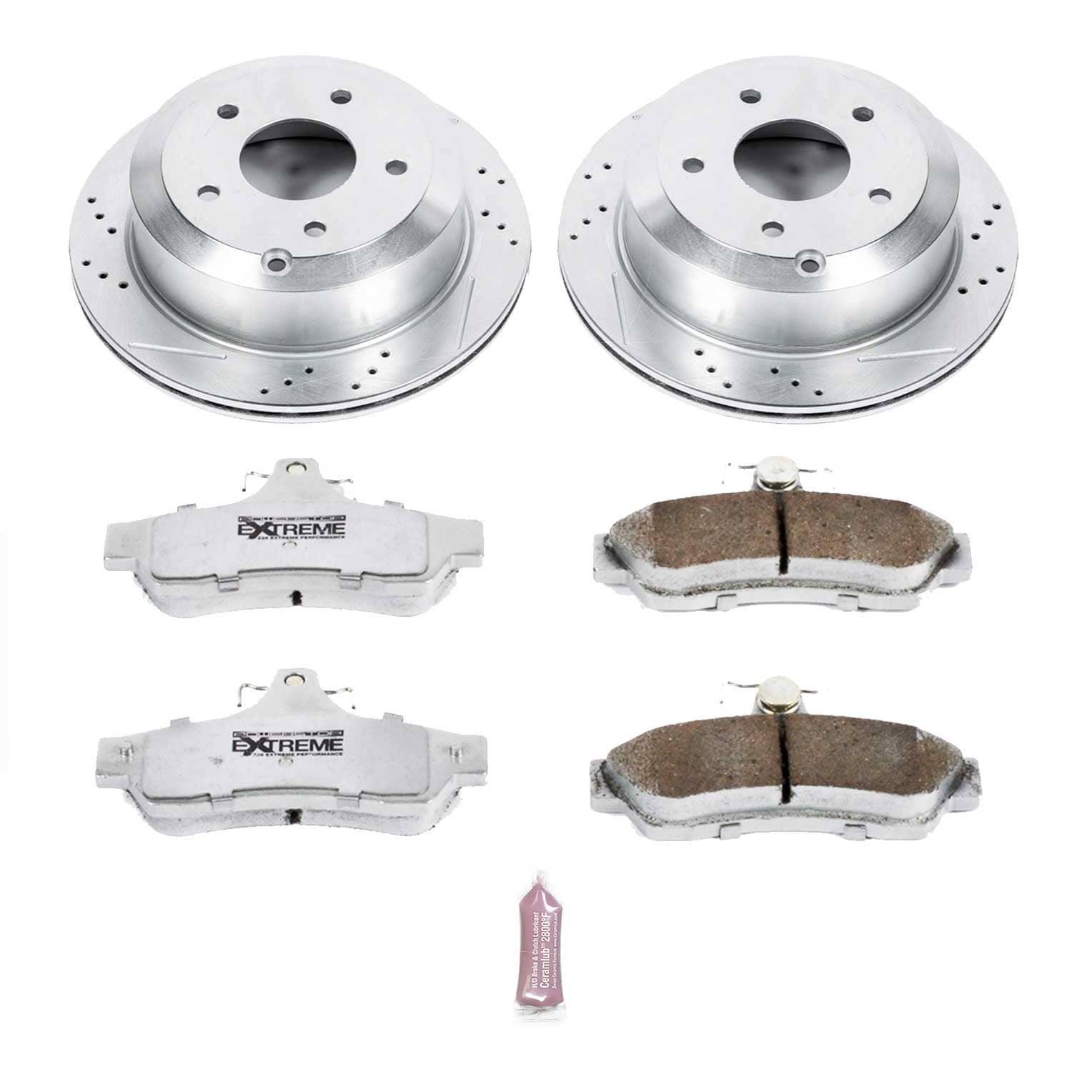 Power Stop - K1601-26 - Rear - Disc Brake Pad and Rotor Kit