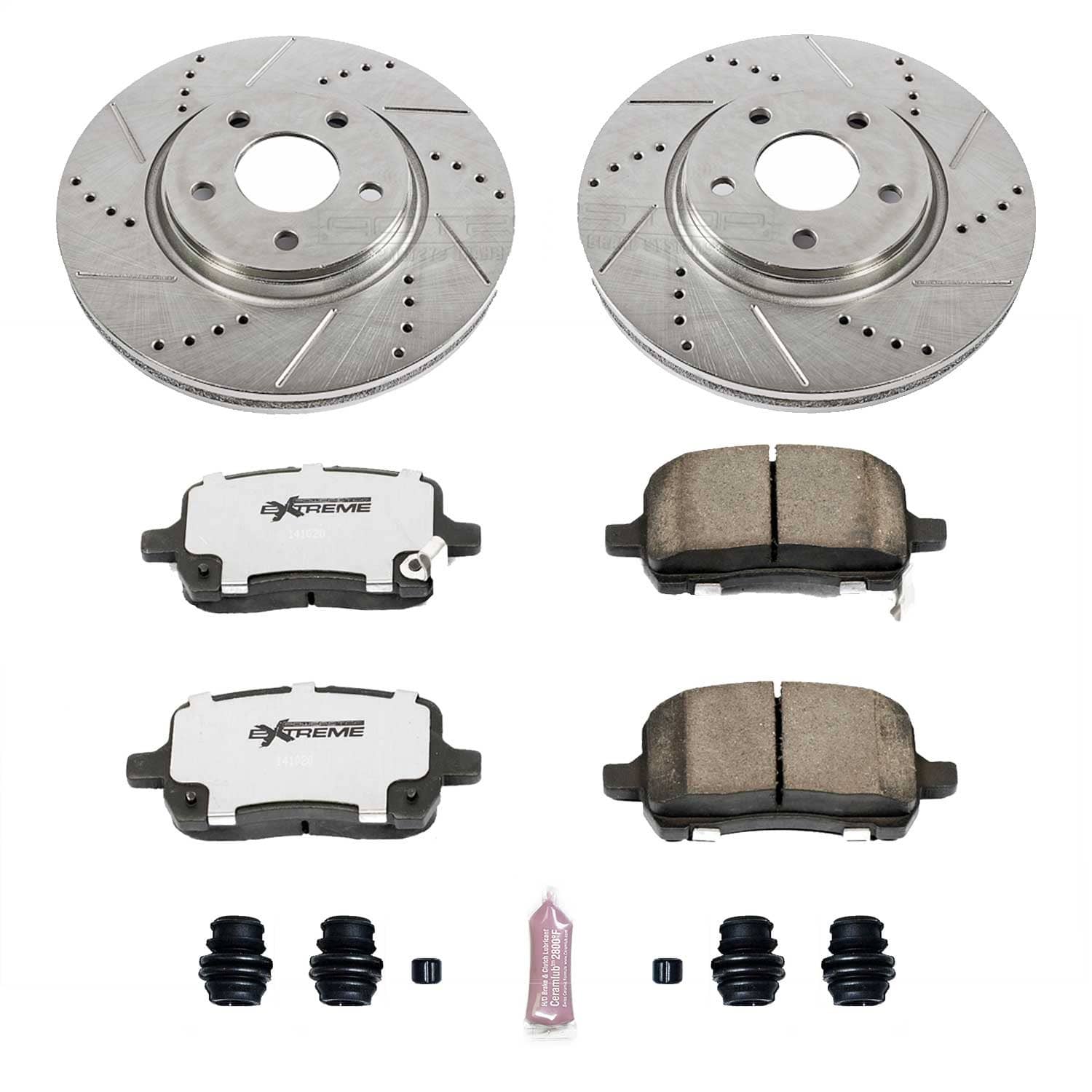 Power Stop - K1610-26 - Front - Disc Brake Pad and Rotor Kit