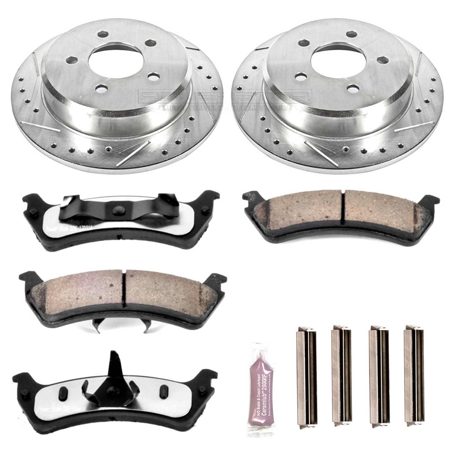 Power Stop - K1858-36 - Rear - Disc Brake Pad and Rotor Kit