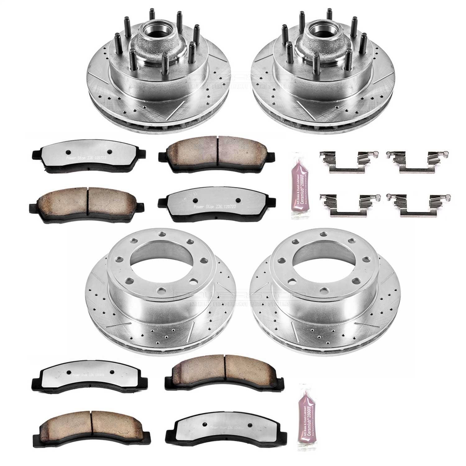 Power Stop - K1894-36 - Front and Rear - Disc Brake Pad and Rotor Kit