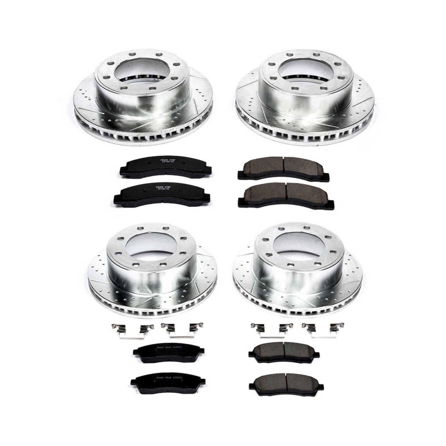 Power Stop - K1906 - Front and Rear - Disc Brake Pad and Rotor Kit