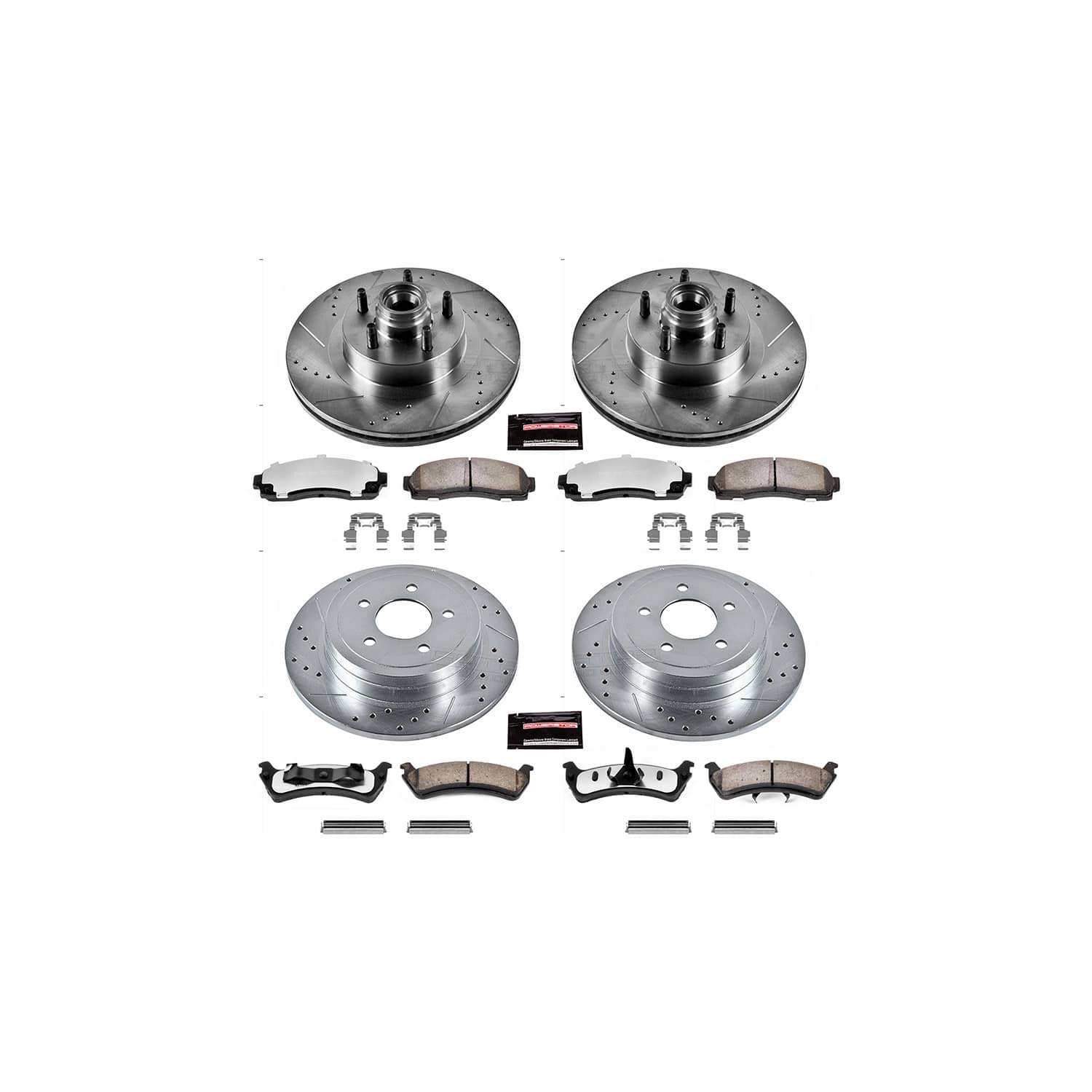 Power Stop - K1921-36 - Front and Rear - Disc Brake Pad and Rotor Kit