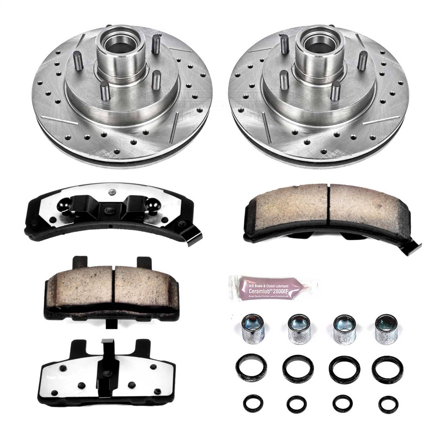 Power Stop - K1985-36 - Front - Disc Brake Pad and Rotor Kit