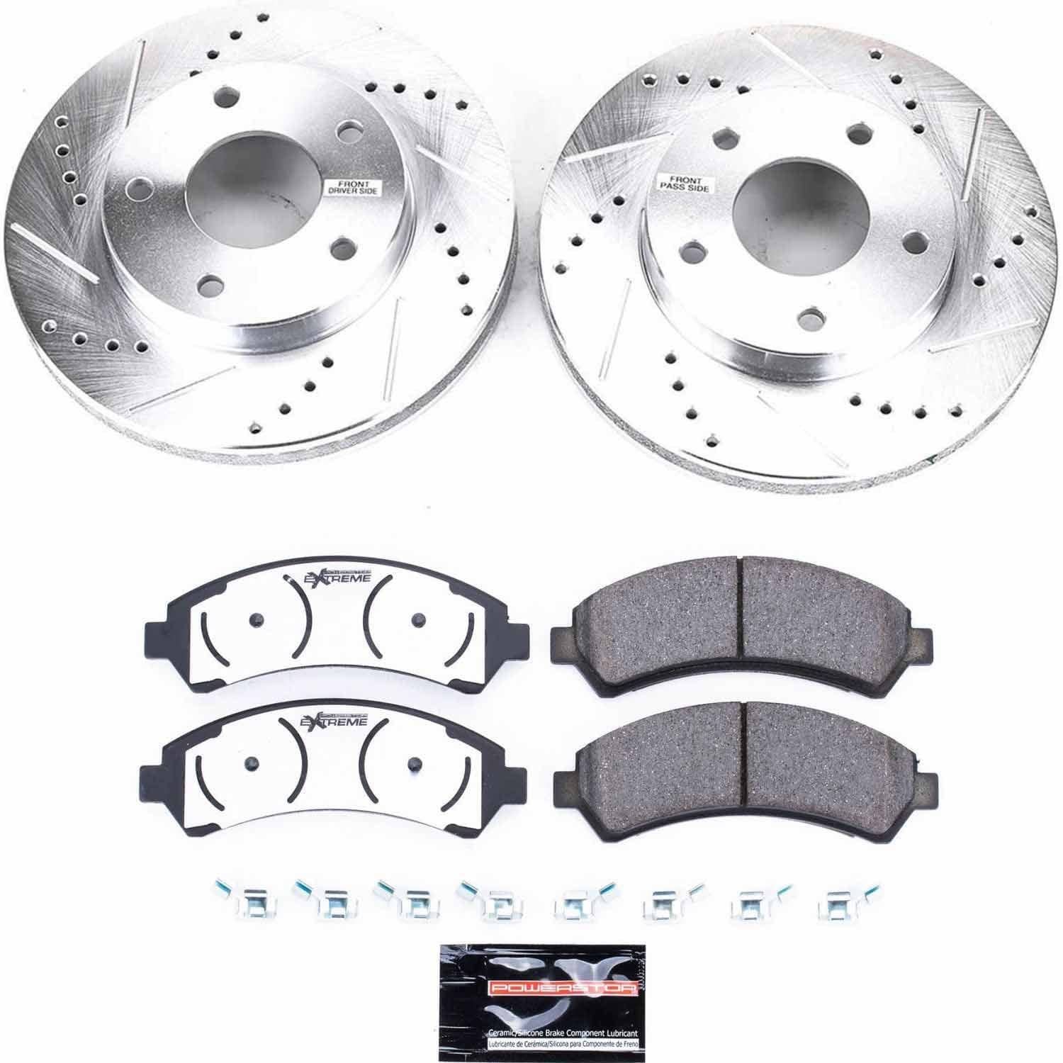 Power Stop - K2004-36 - Front - Disc Brake Pad and Rotor Kit