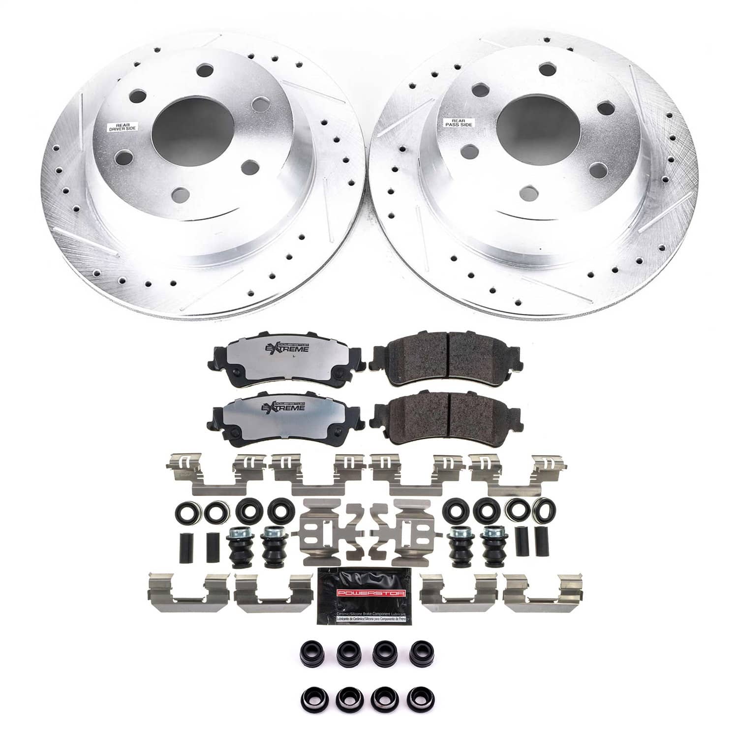 Power Stop - K2018-36 - Rear - Disc Brake Pad and Rotor Kit
