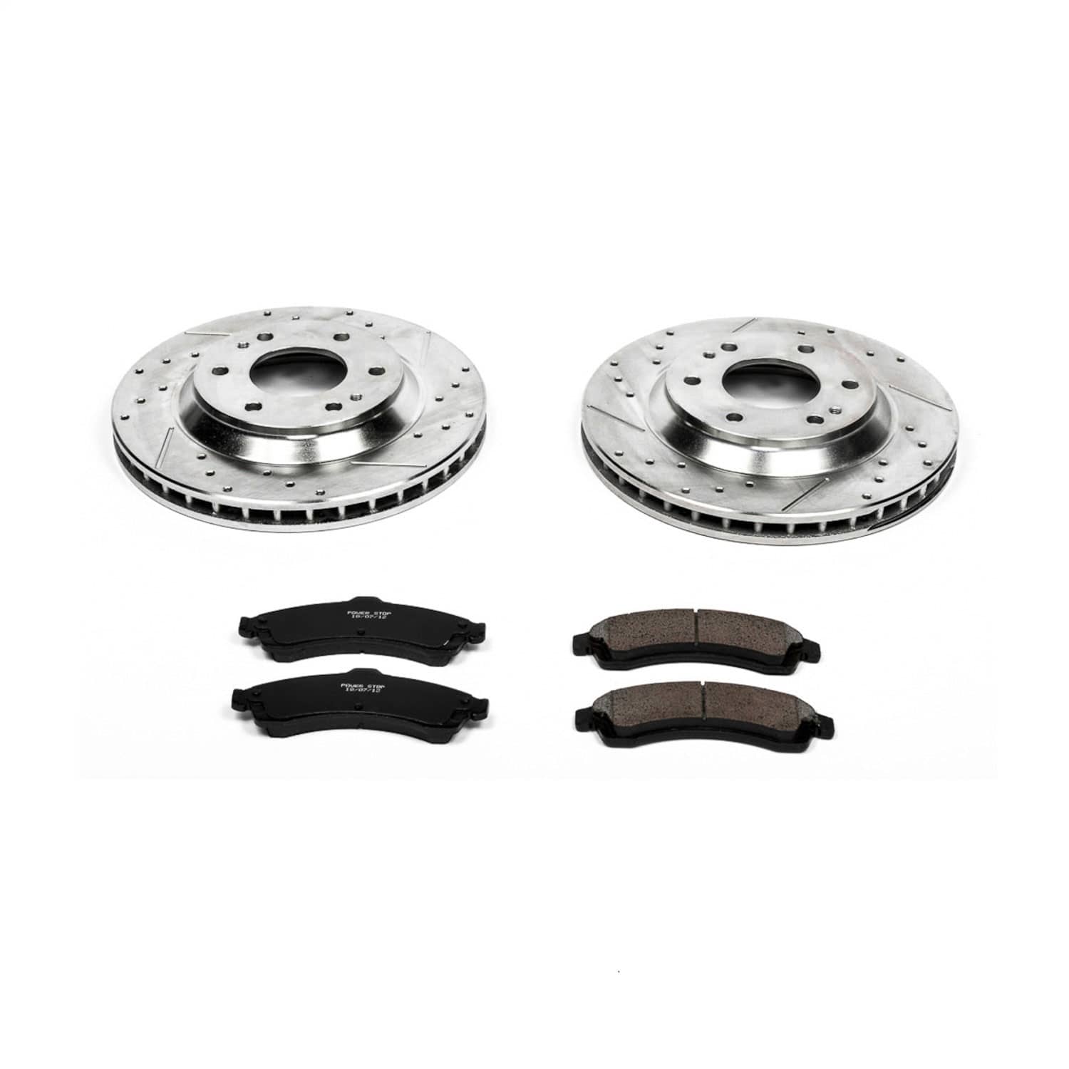 Power Stop - K2057 - Front - Disc Brake Pad and Rotor Kit