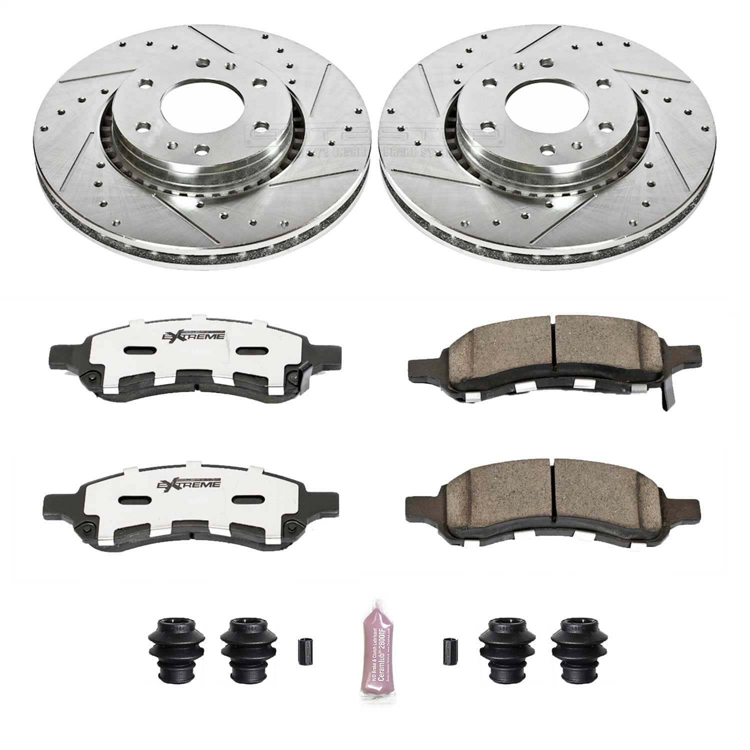 Power Stop - K2059-26 - Front - Disc Brake Pad and Rotor Kit