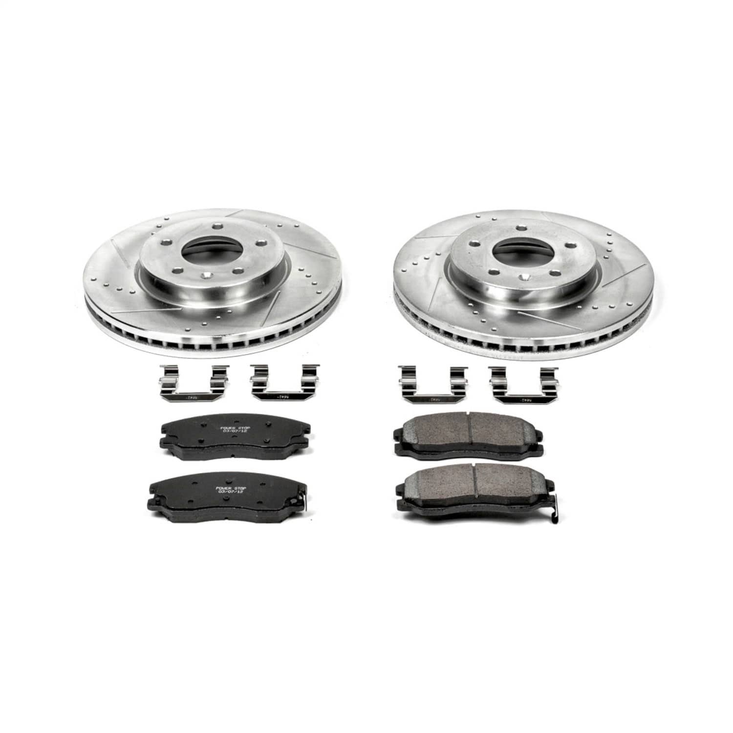 Power Stop - K2090 - Front - Disc Brake Pad and Rotor Kit