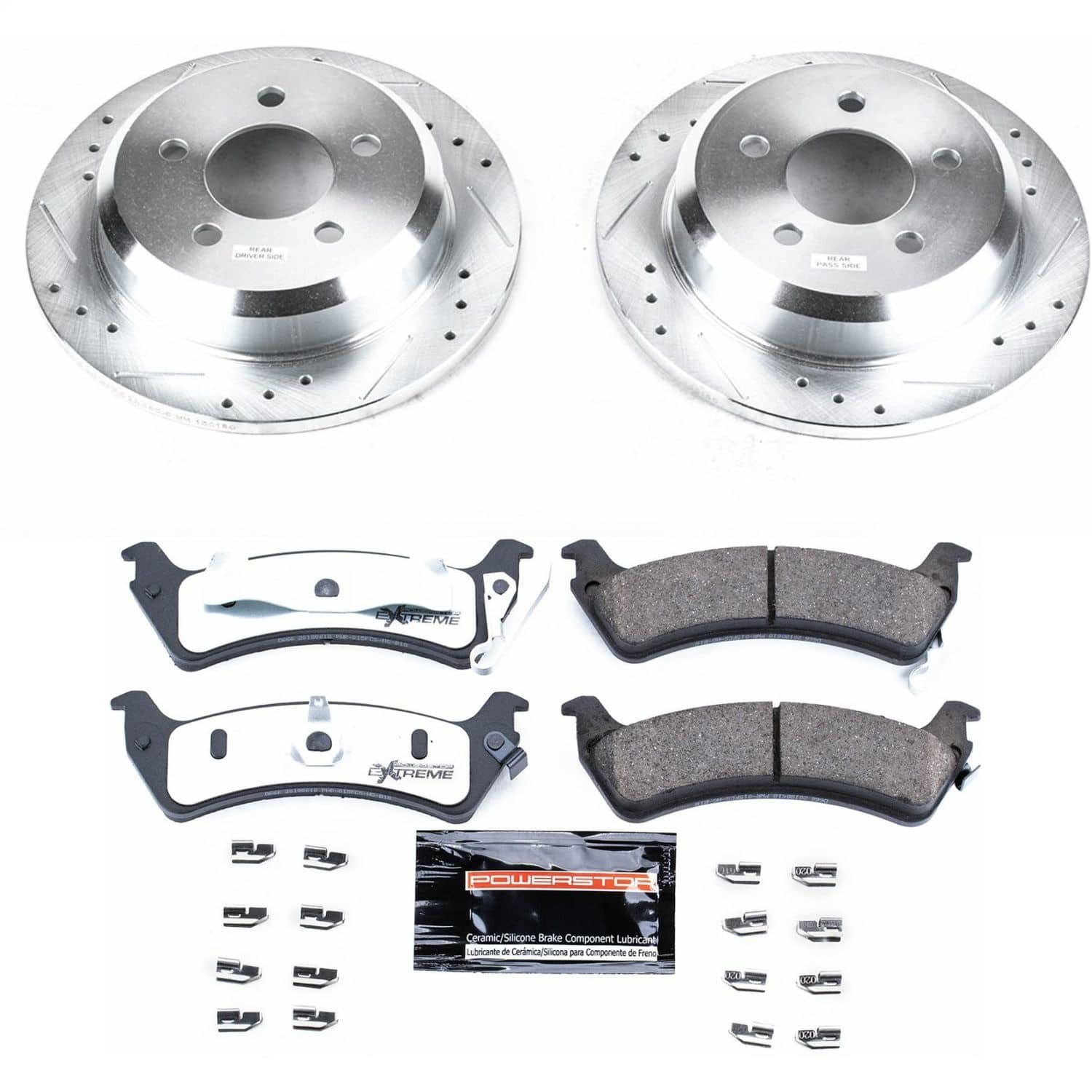Power Stop - K2131-36 - Rear - Disc Brake Pad and Rotor Kit