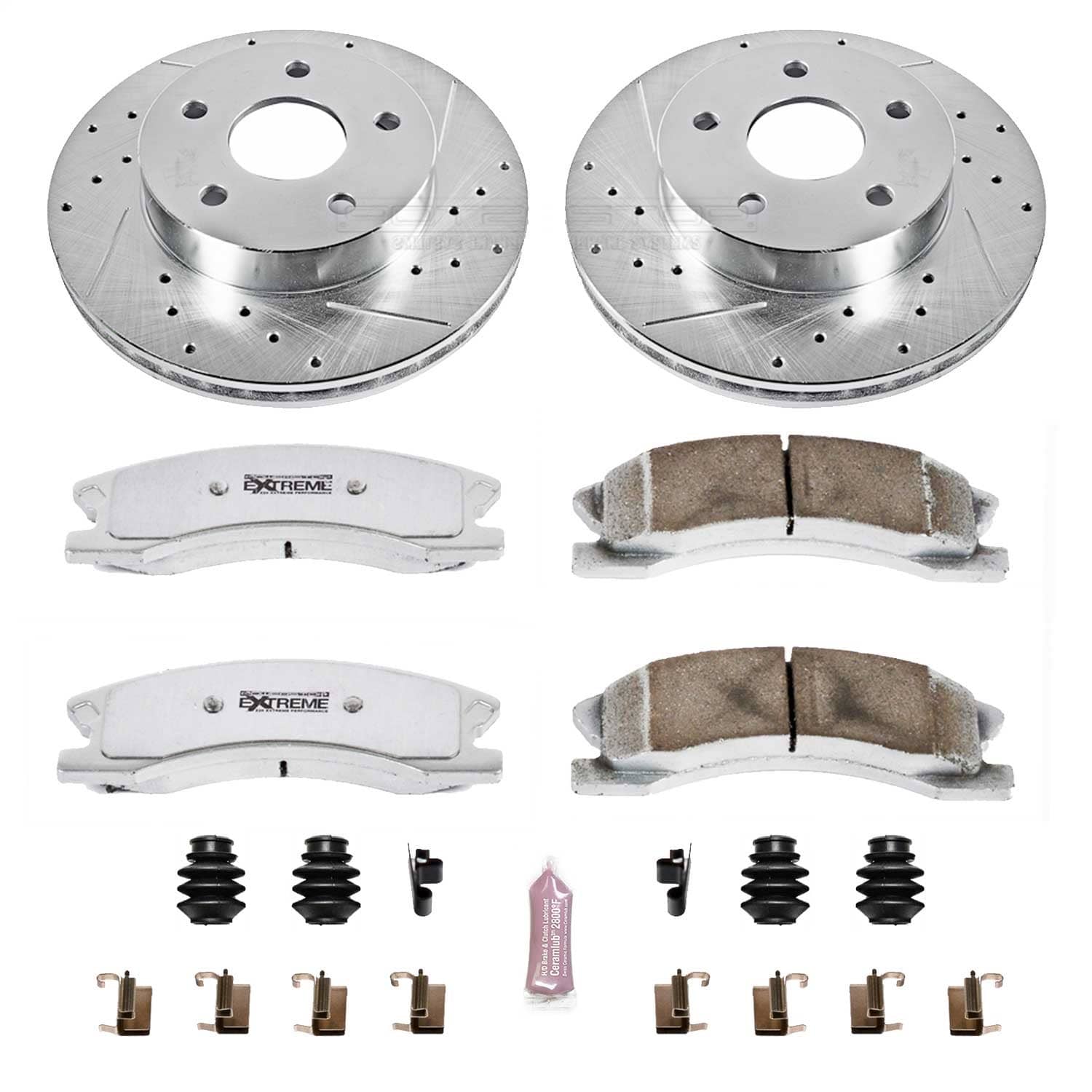 Power Stop - K2149-26 - Front - Disc Brake Pad and Rotor Kit