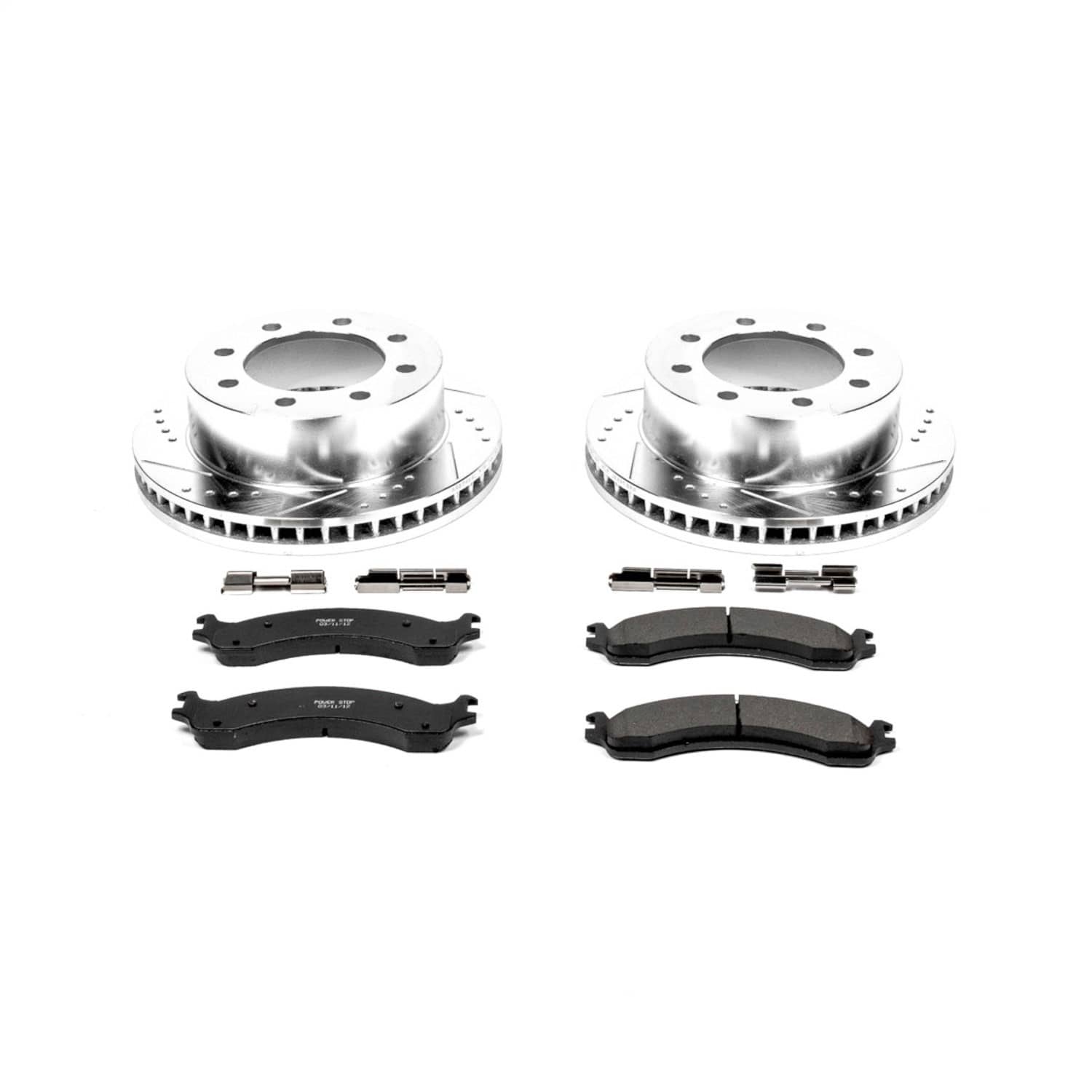 Power Stop - K2156 - Front - Disc Brake Pad and Rotor Kit