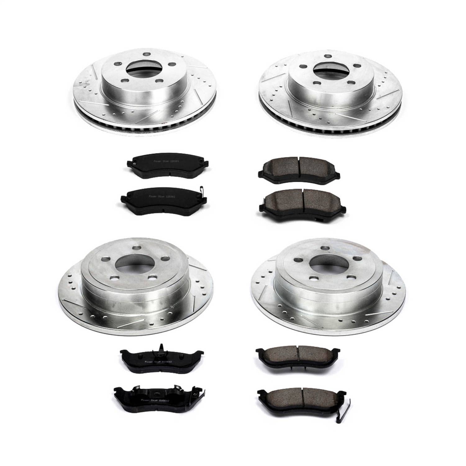 Power Stop - K2162 - Front and Rear - Disc Brake Pad and Rotor Kit