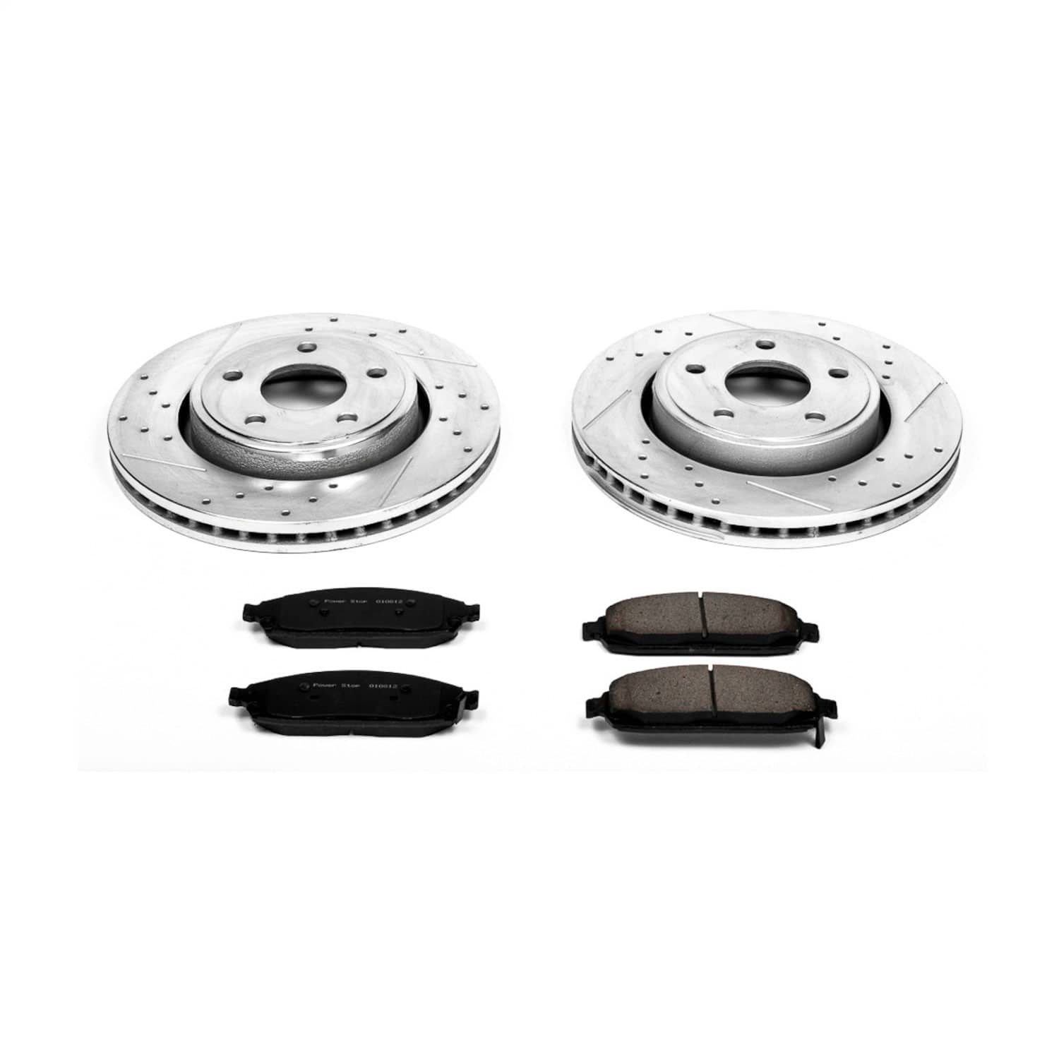 Power Stop - K2219 - Front - Disc Brake Pad and Rotor Kit