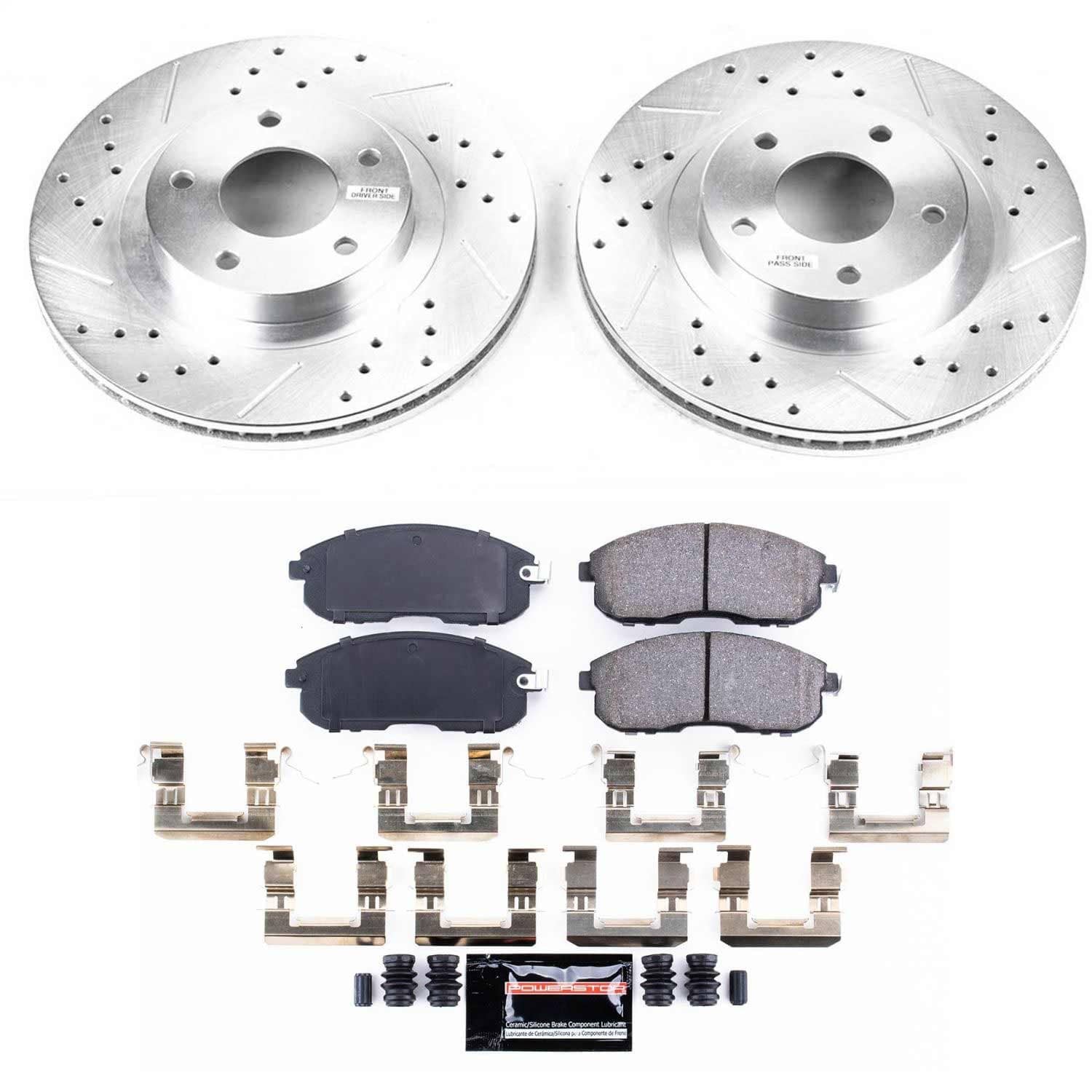 Power Stop - K2282 - Front - Disc Brake Pad and Rotor Kit