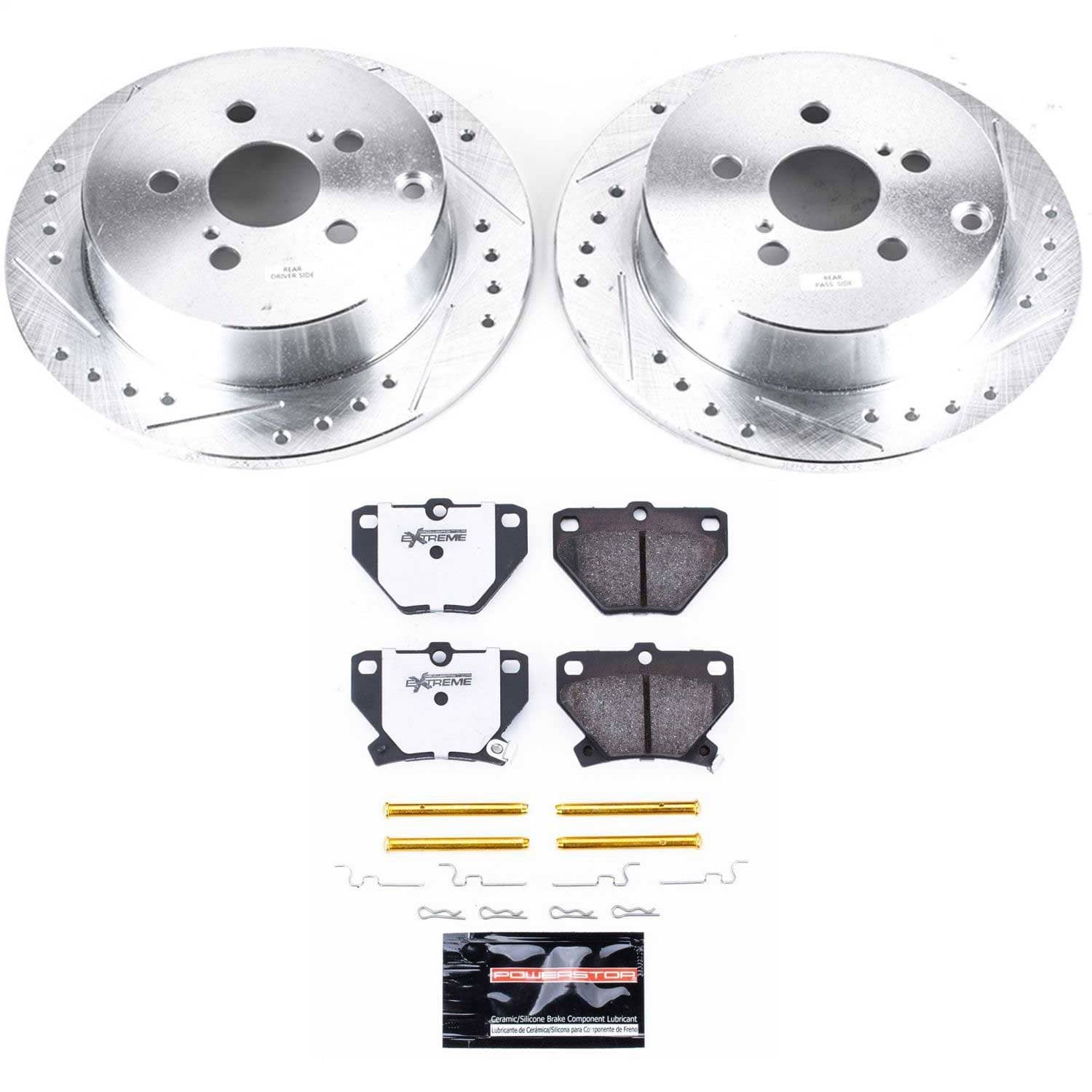 Power Stop - K2318-26 - Rear - Disc Brake Pad and Rotor Kit