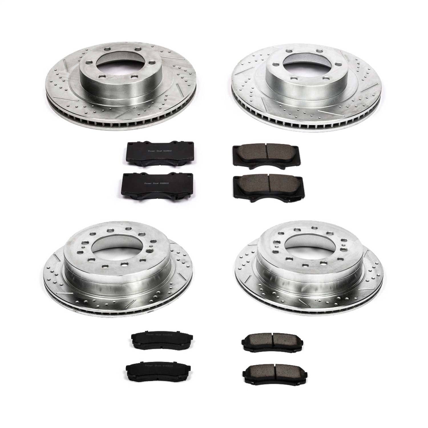 Power Stop - K2422 - Front and Rear - Disc Brake Pad and Rotor Kit