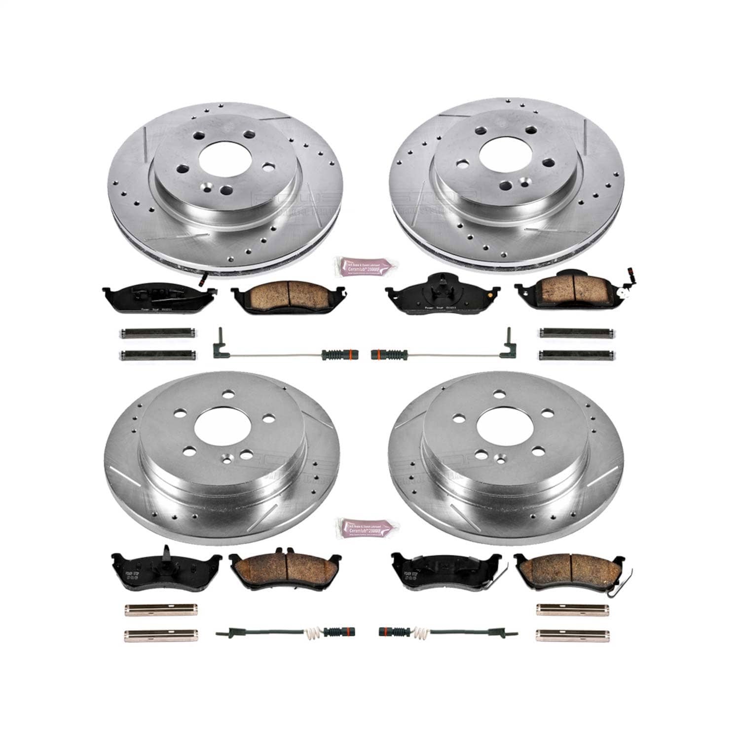 Power Stop - K2833 - Front and Rear - Disc Brake Pad and Rotor Kit