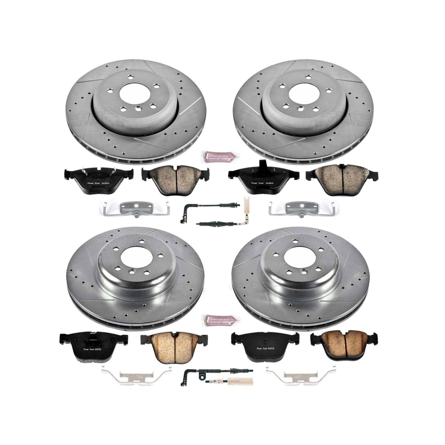 Power Stop - K2877 - Front and Rear - Disc Brake Pad and Rotor Kit