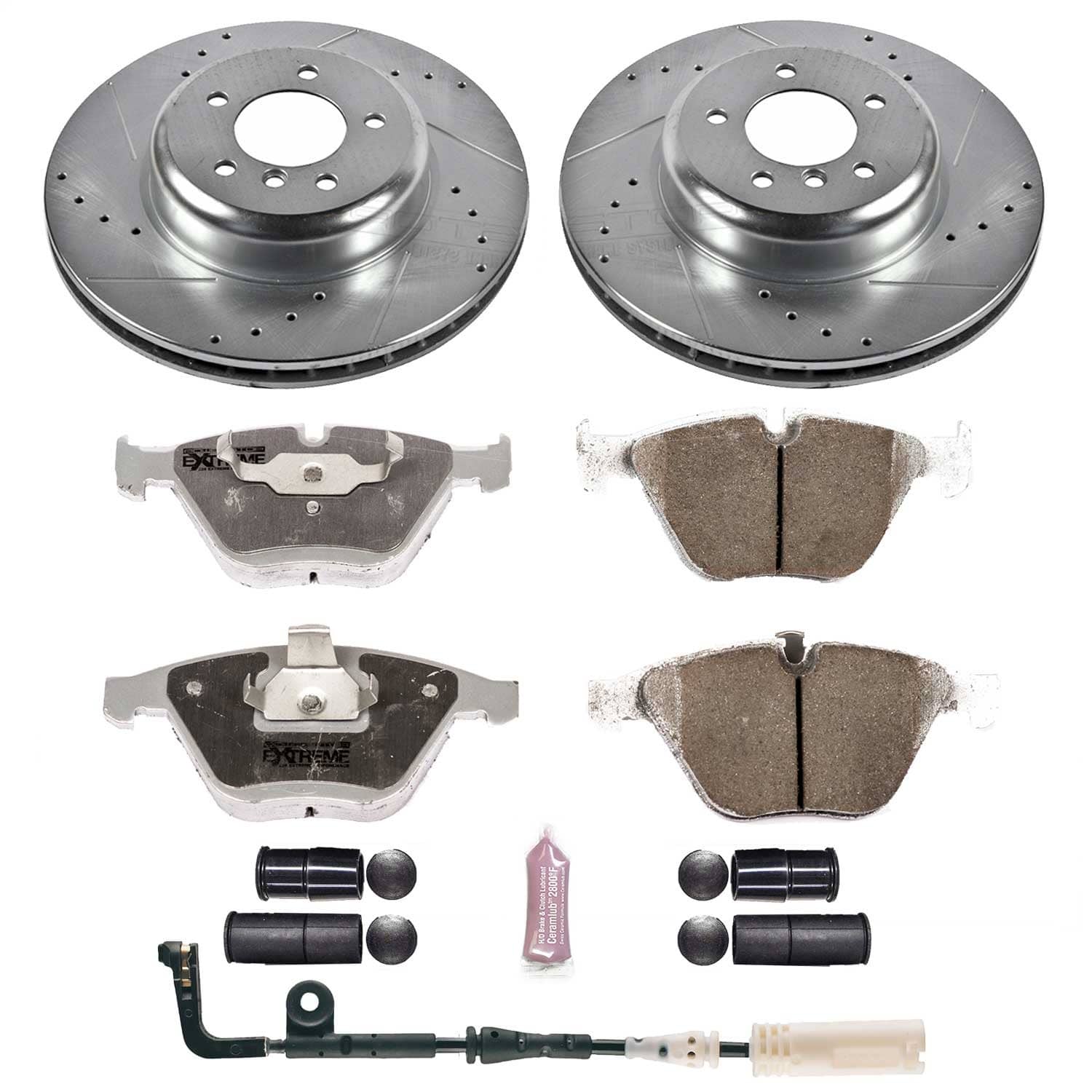 Power Stop - K2918-26 - Front - Disc Brake Pad and Rotor Kit