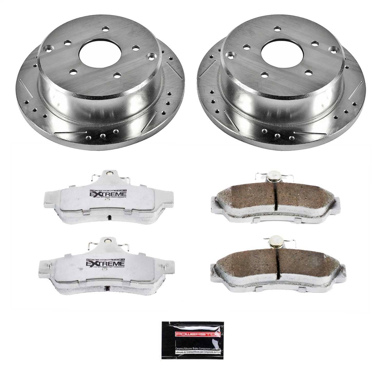 Power Stop - K2935-26 - Rear - Disc Brake Pad and Rotor Kit