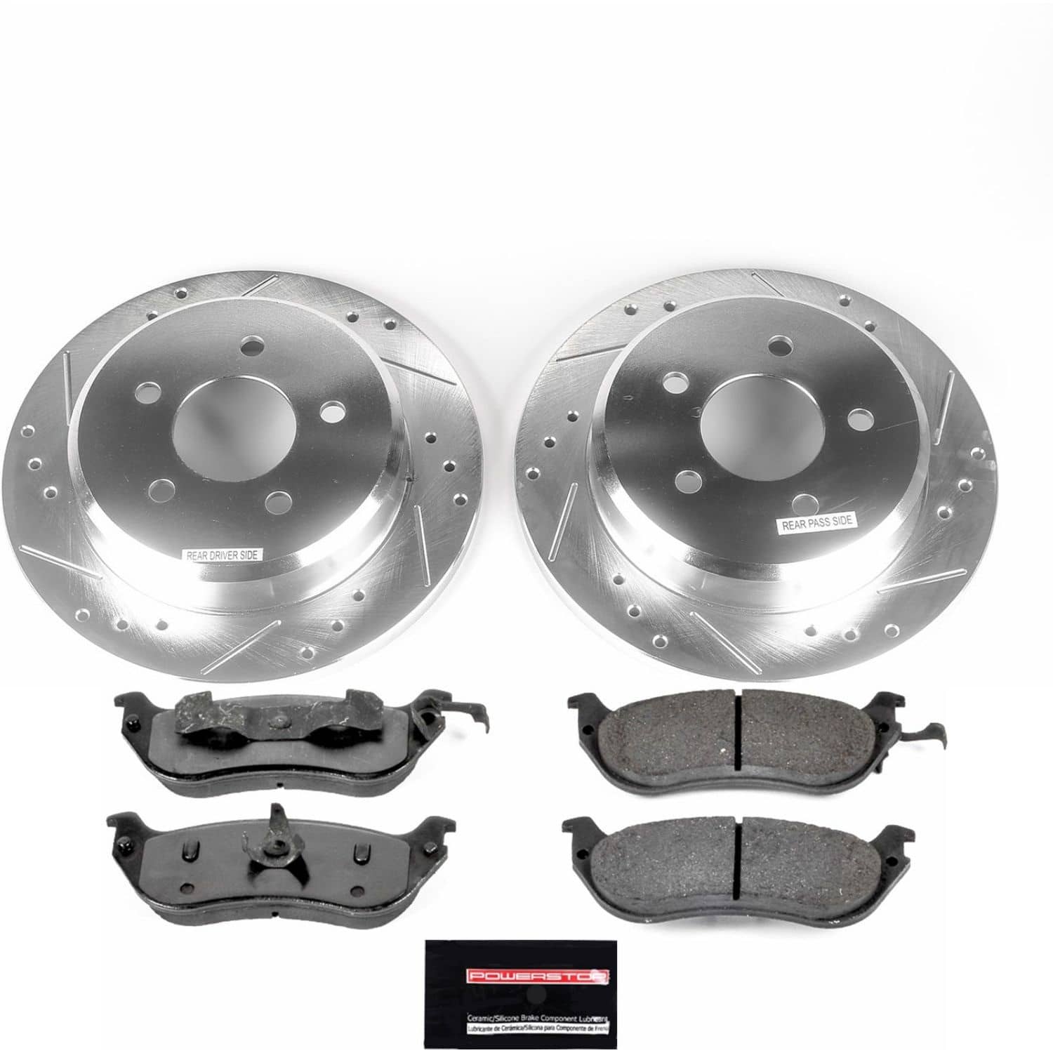 Power Stop - K2984-36 - Rear - Disc Brake Pad and Rotor Kit