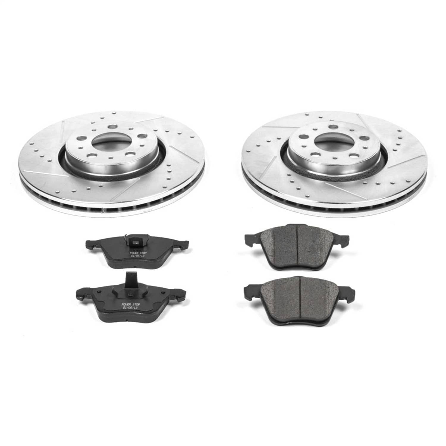Power Stop - K3063 - Front - Disc Brake Pad and Rotor Kit