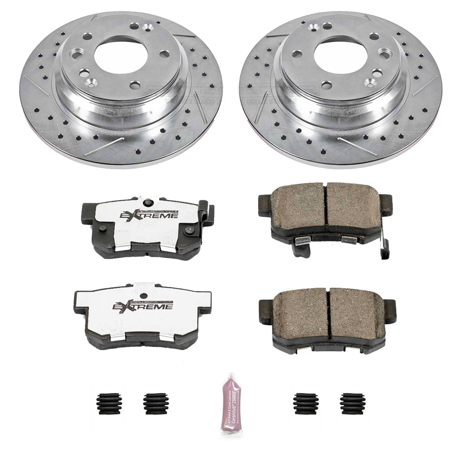 Power Stop - K3154-26 - Rear - Disc Brake Pad and Rotor Kit