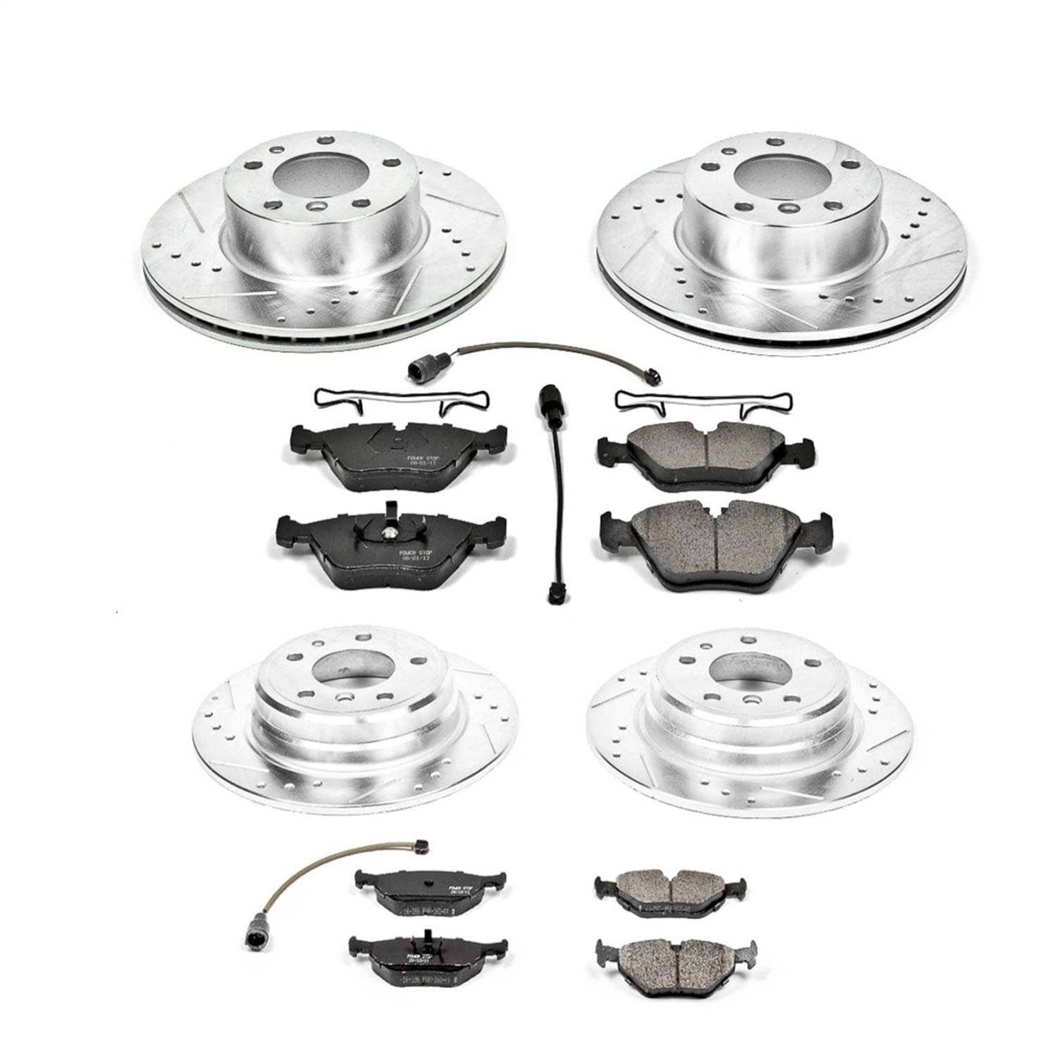 Power Stop - K392 - Front and Rear - Disc Brake Pad and Rotor Kit