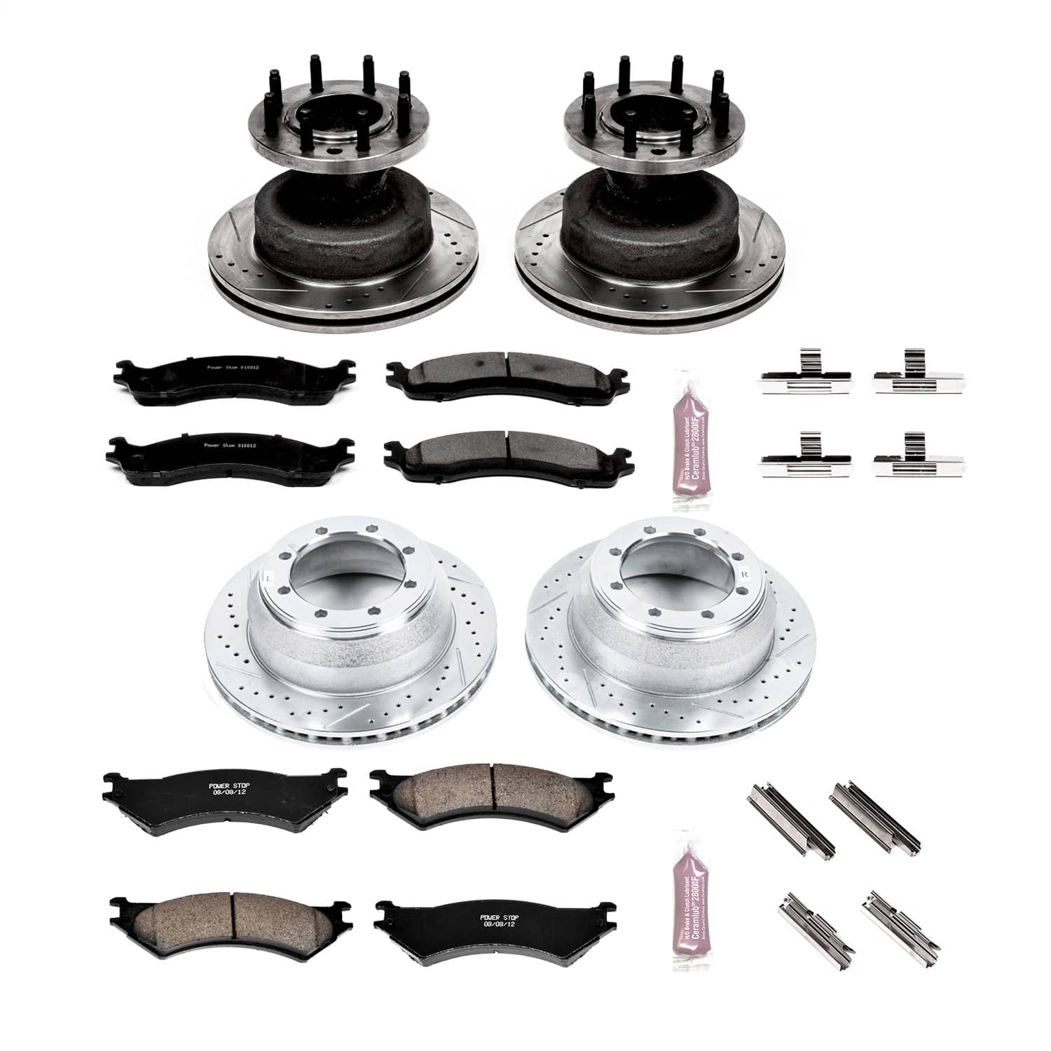 Power Stop - K4435 - Front and Rear - Disc Brake Pad and Rotor Kit