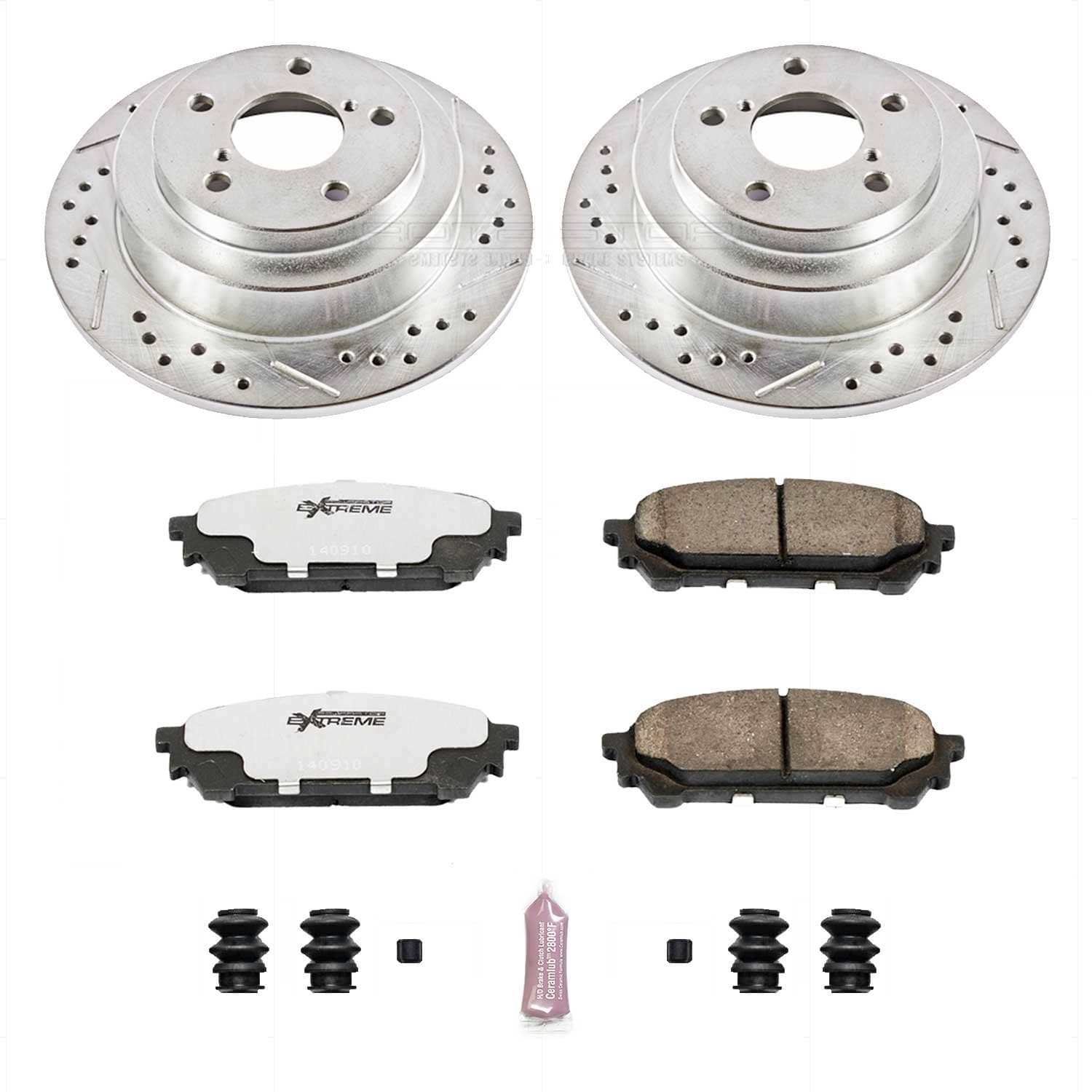 Power Stop - K447-26 - Rear - Disc Brake Pad and Rotor Kit