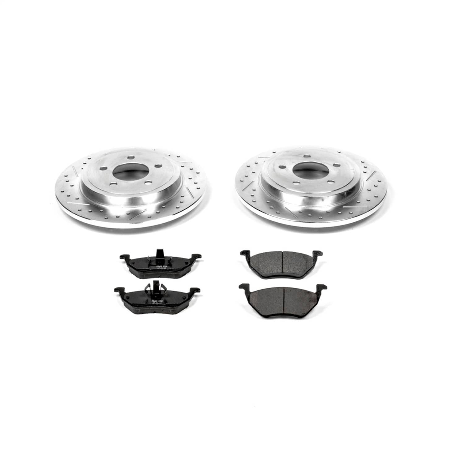 Power Stop - K4585 - Rear - Disc Brake Pad and Rotor Kit