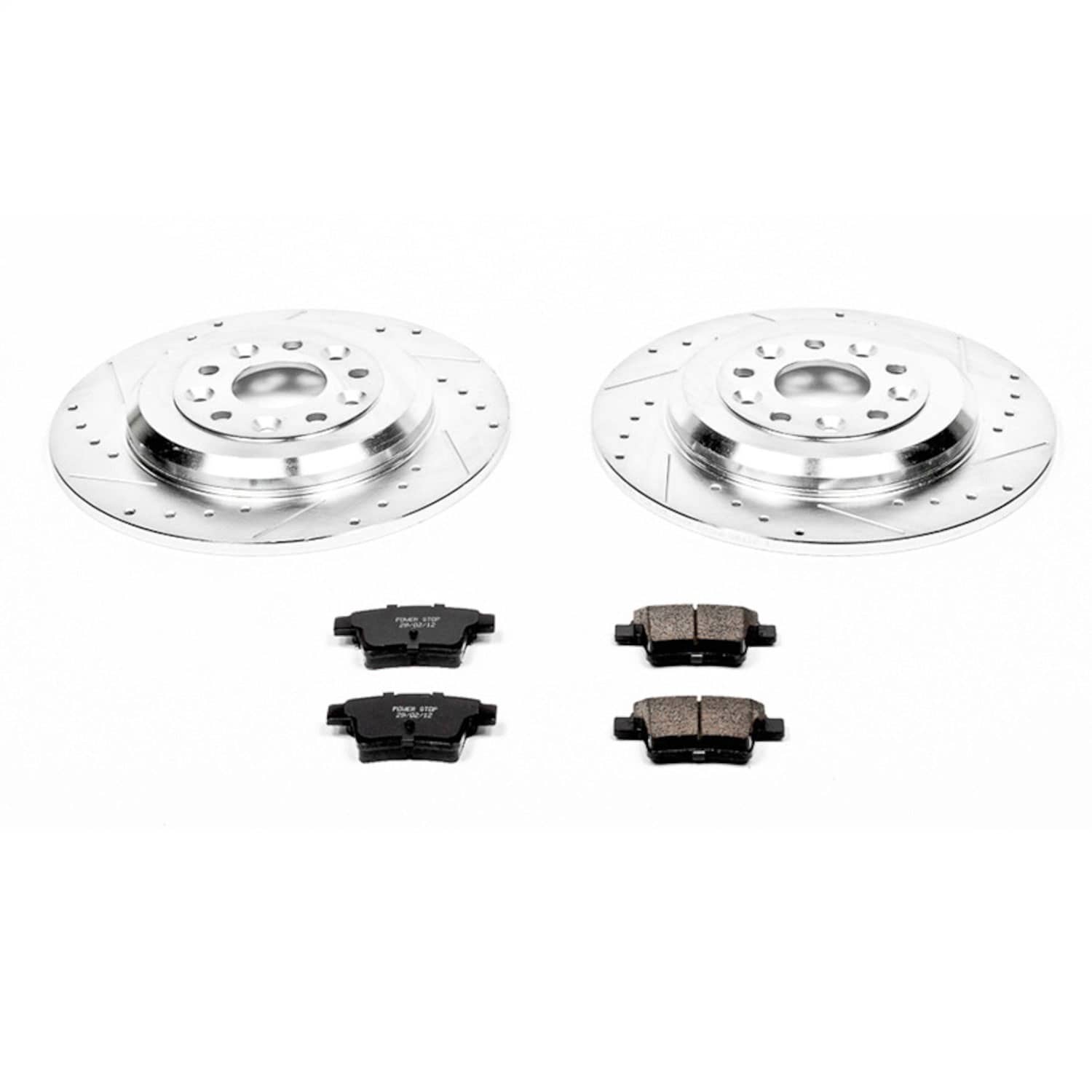 Power Stop - K4600 - Rear - Disc Brake Pad and Rotor Kit