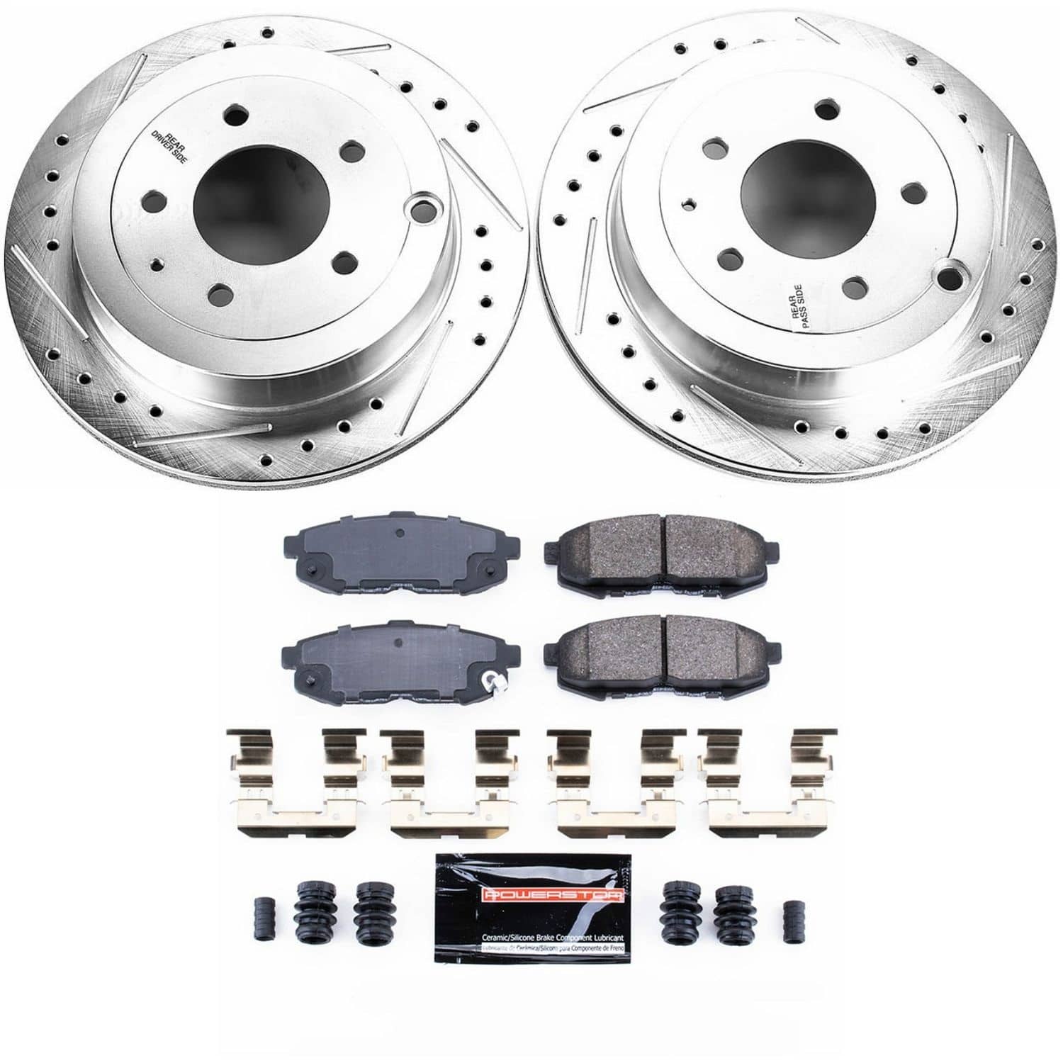 Power Stop - K4601 - Rear - Disc Brake Pad and Rotor Kit