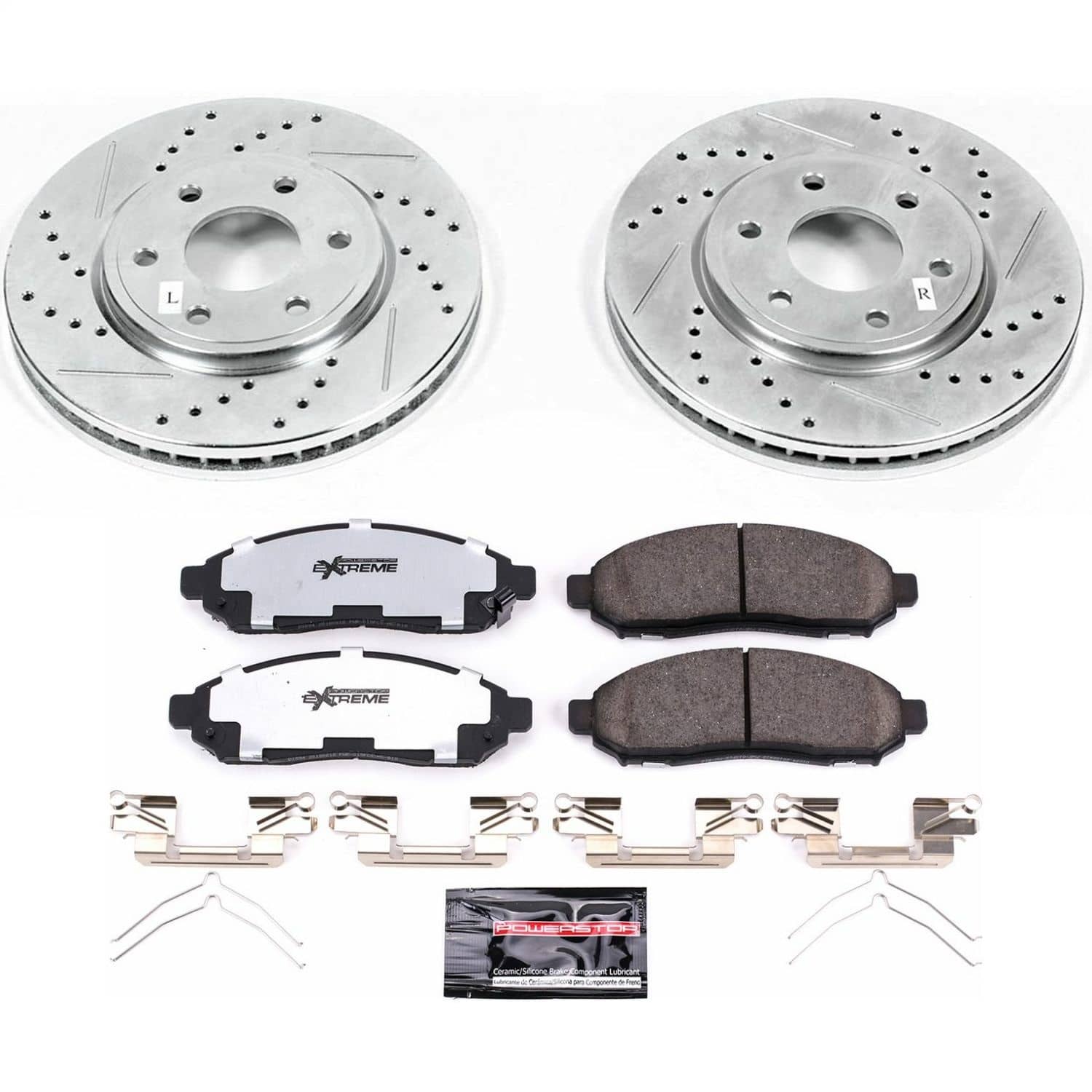 Power Stop - K4611-36 - Front - Disc Brake Pad and Rotor Kit