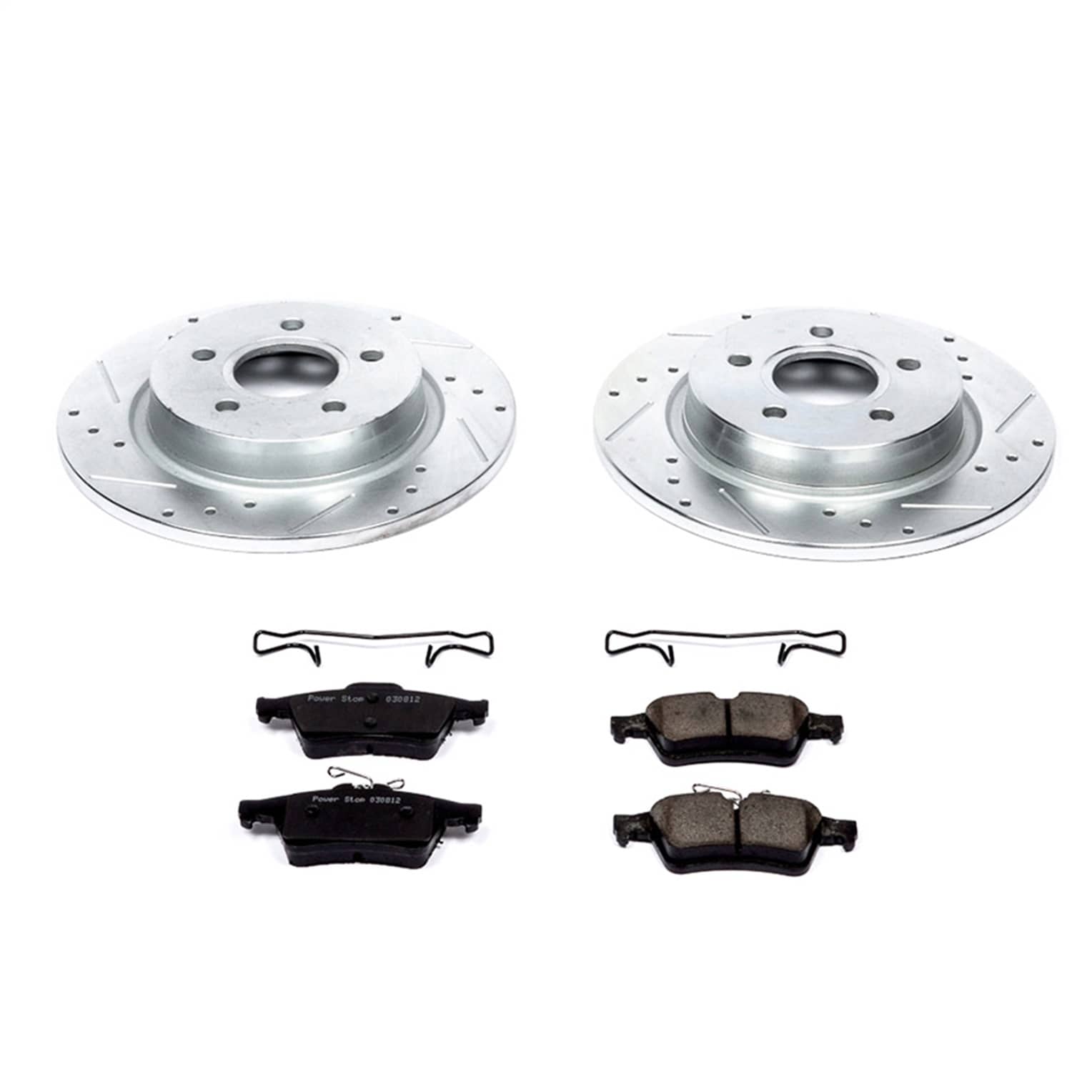 Power Stop - K4613 - Rear - Disc Brake Pad and Rotor Kit
