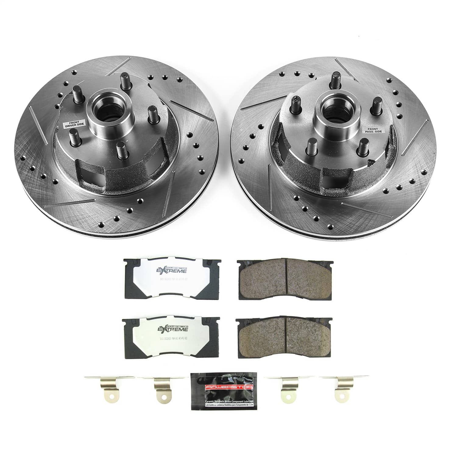 Power Stop - K4619-26 - Front - Disc Brake Pad and Rotor Kit