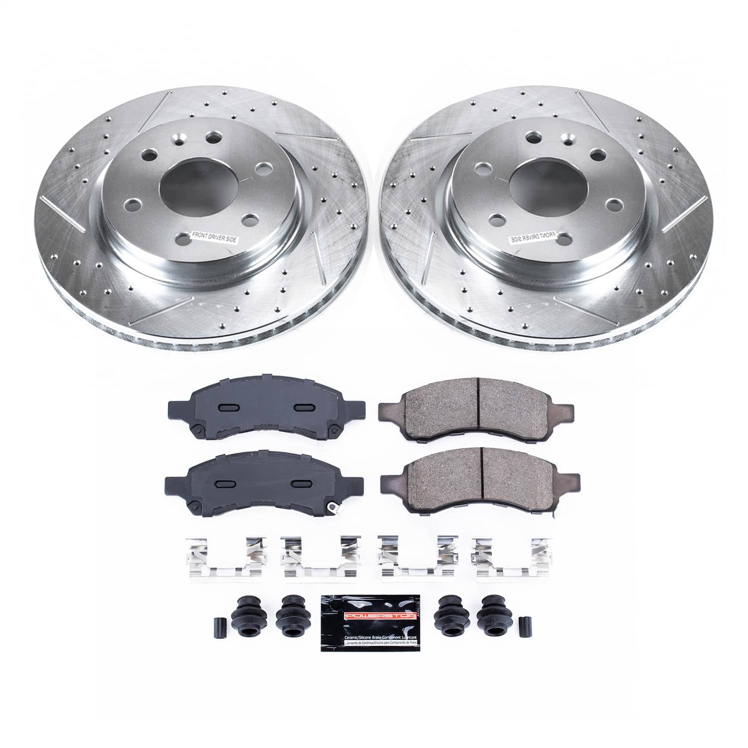 Power Stop - K4657 - Front - Disc Brake Pad and Rotor Kit