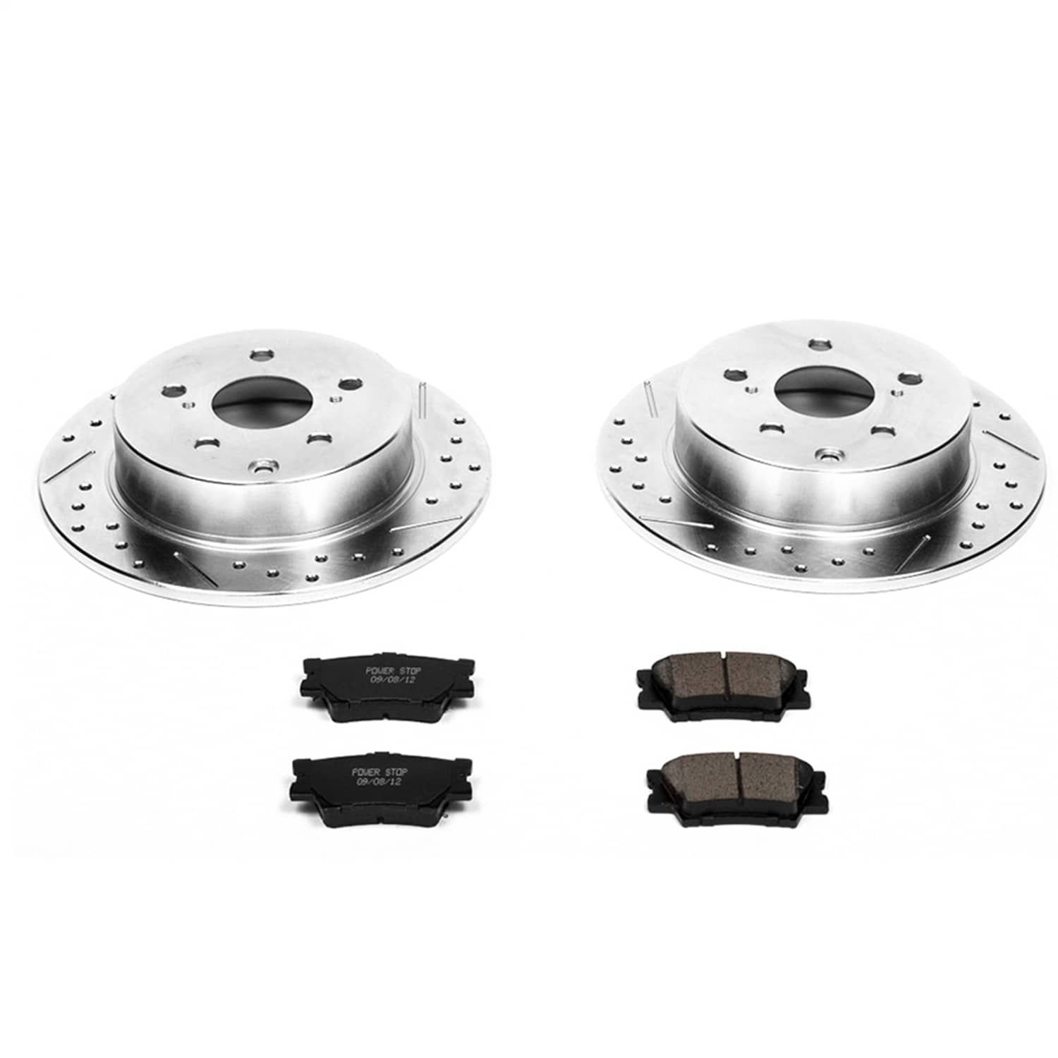 Power Stop - K4670 - Rear - Disc Brake Pad and Rotor Kit