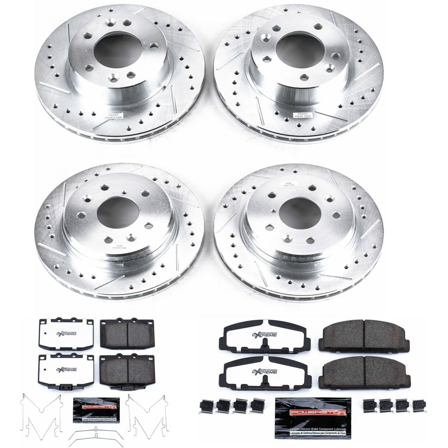 Power Stop - K471-26 - Front and Rear - Disc Brake Pad and Rotor Kit