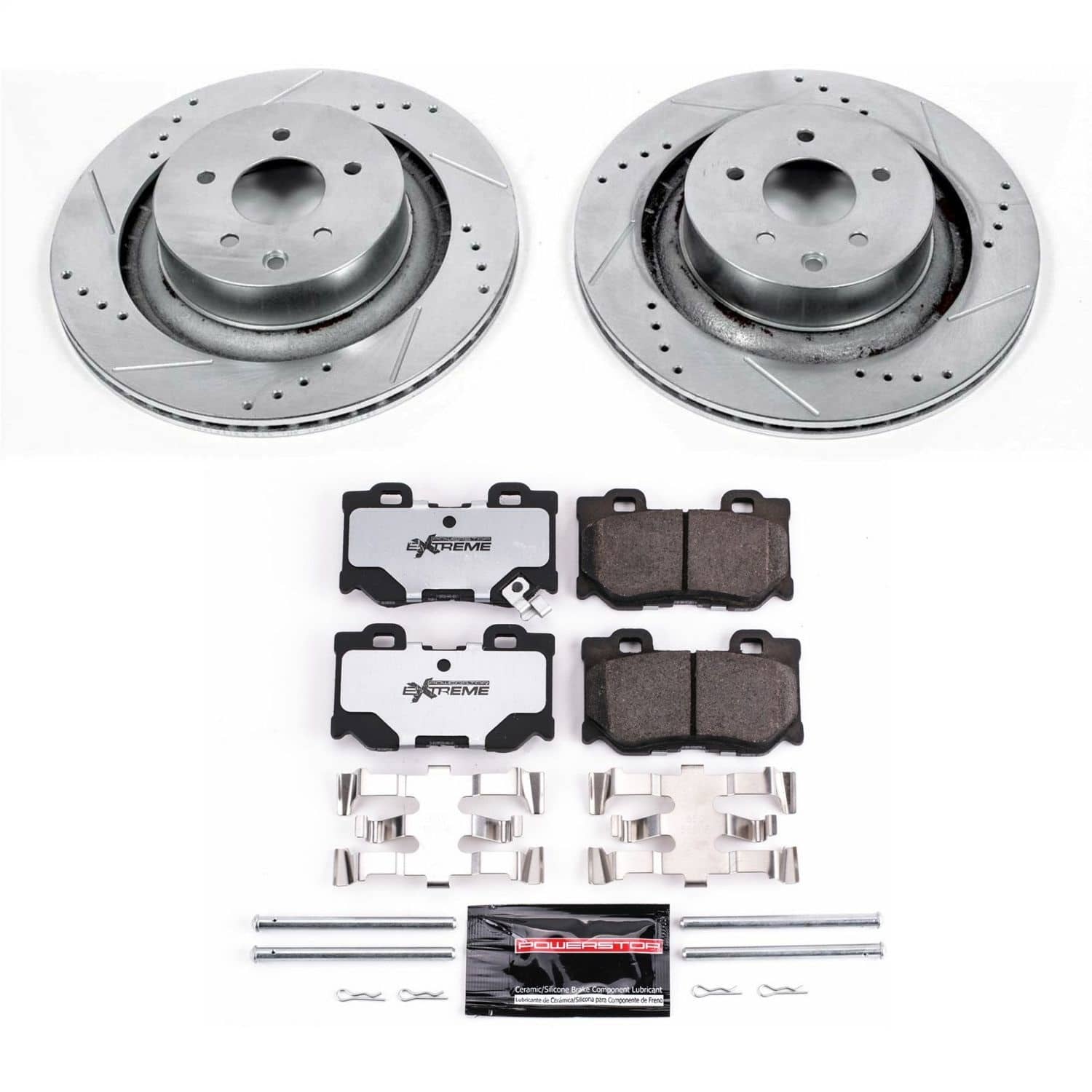 Power Stop - K4732-26 - Rear - Disc Brake Pad and Rotor Kit