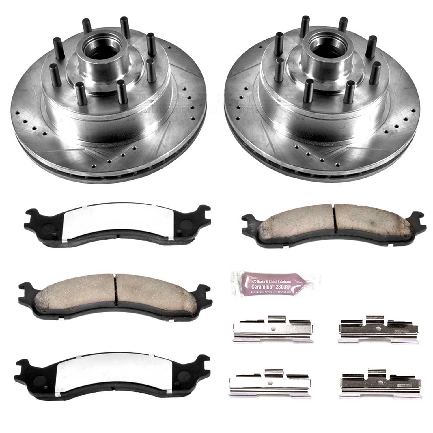 Power Stop - K5088-36 - Front - Disc Brake Pad and Rotor Kit