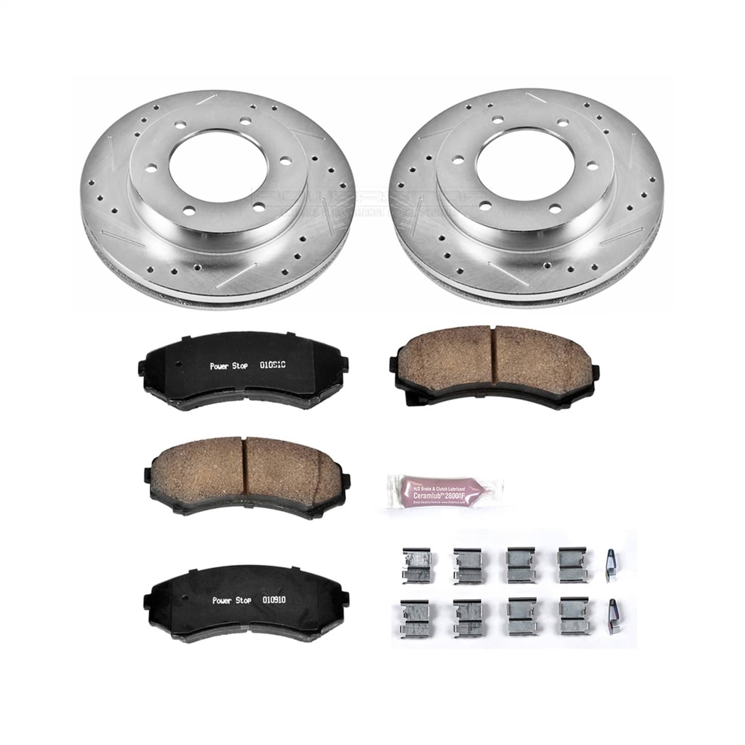 Power Stop - K5259 - Front - Disc Brake Pad and Rotor Kit
