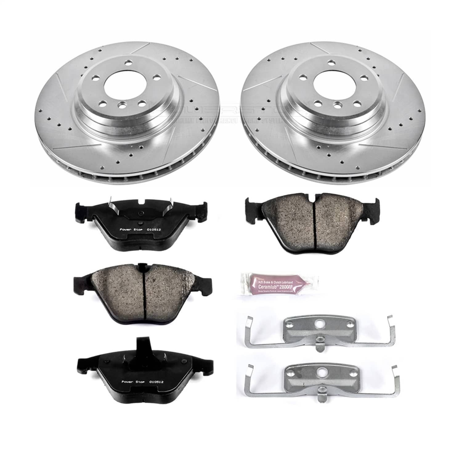 Power Stop - K5281 - Front - Disc Brake Pad and Rotor Kit