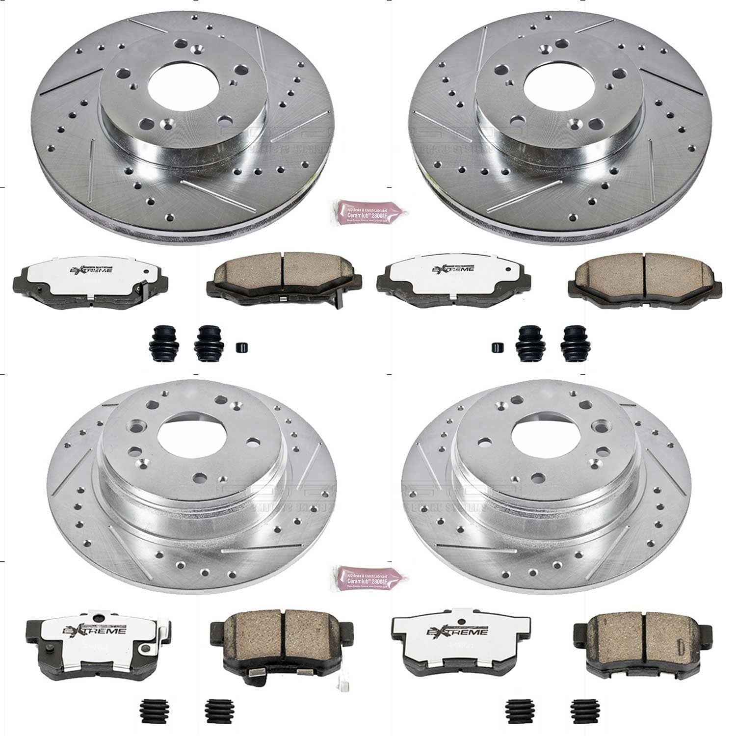 Power Stop - K5389-26 - Front and Rear - Disc Brake Pad and Rotor Kit